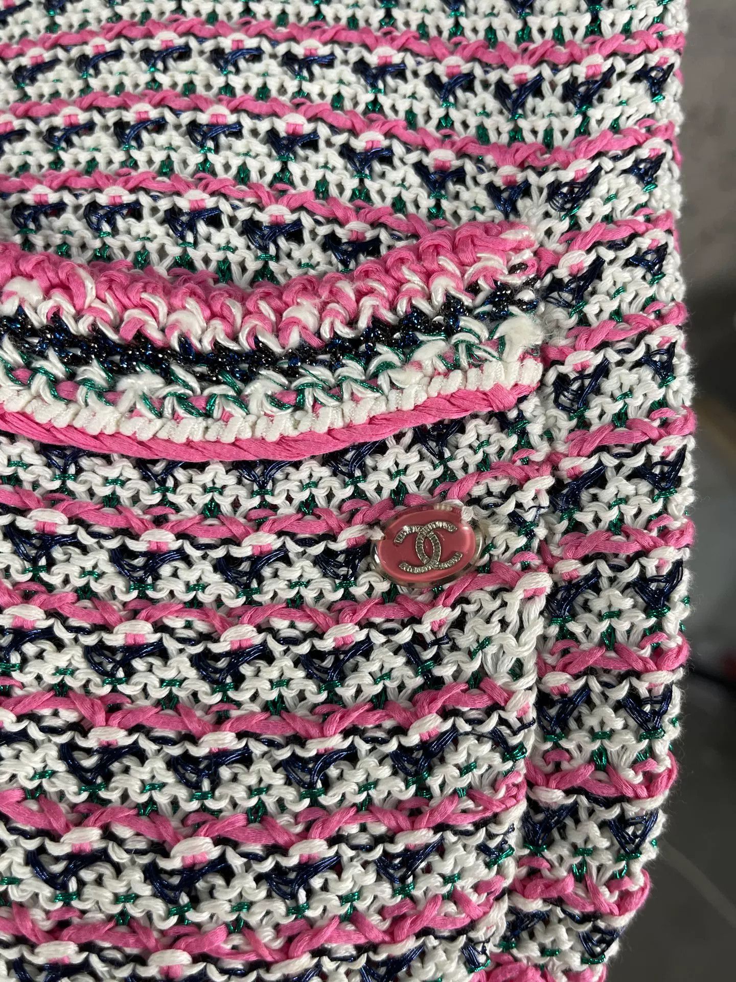 Chanel Chanel Multi-Color Knit Mini Dress Size 38 Size S / US 4 / IT 40 - 6 Thumbnail