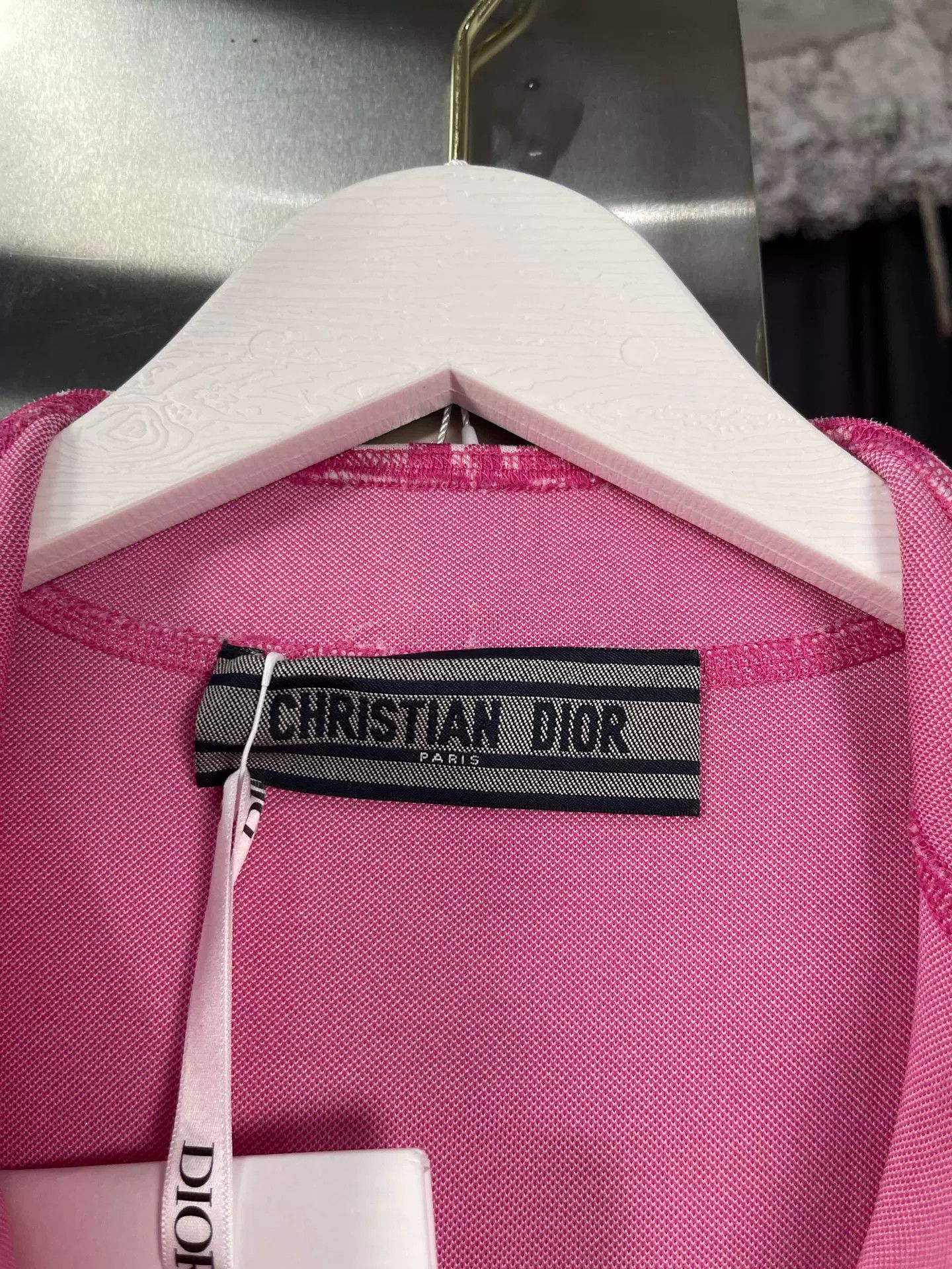 Dior Dior Pink Oblique Zip Mini Dress Size 34 Size XS / US 0-2 / IT 36-38 - 6 Thumbnail