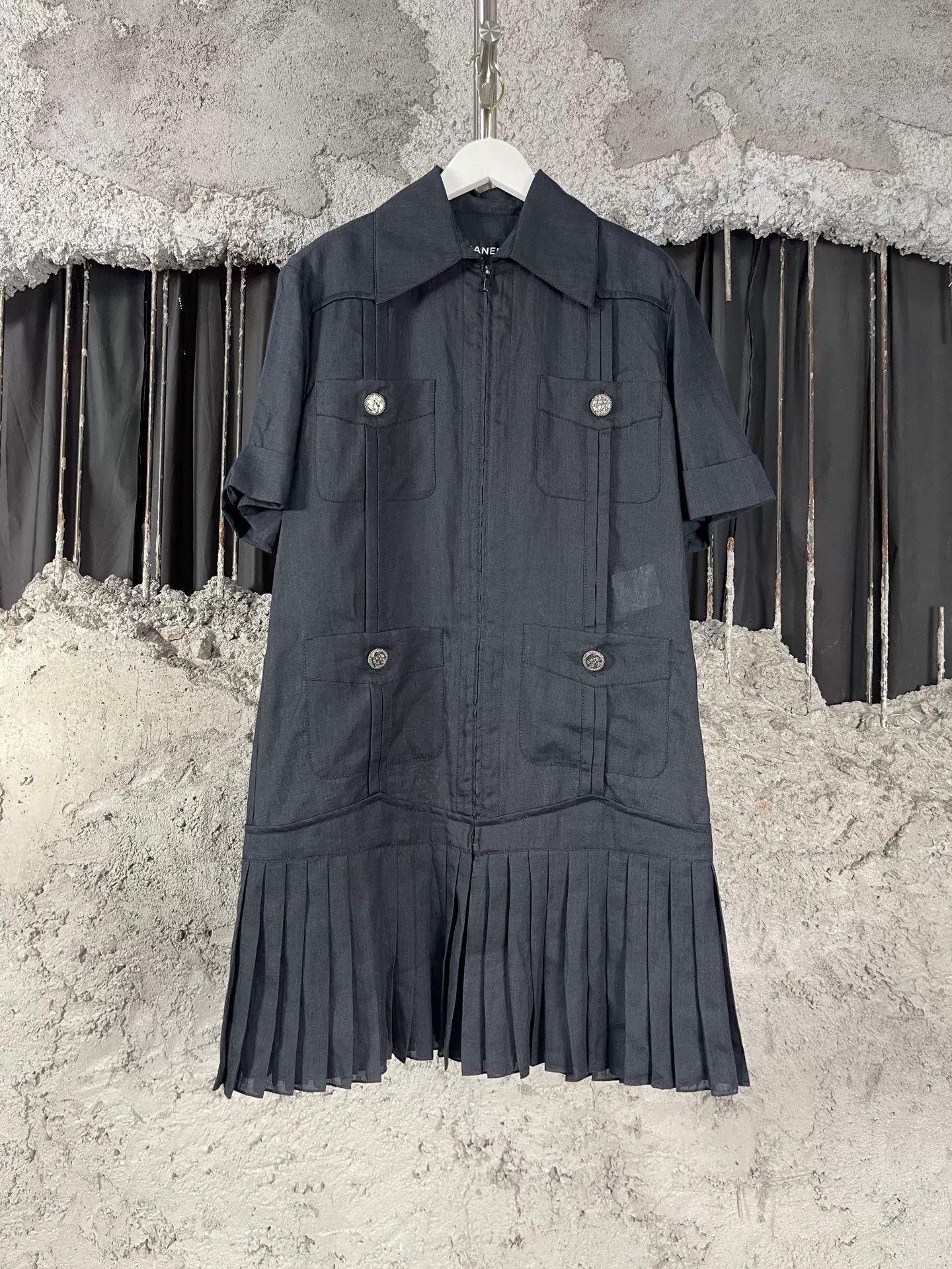 Chanel Chanel Logo Button Mini Dress Size 34 Size XS / US 0-2 / IT 36-38 - 2 Thumbnail