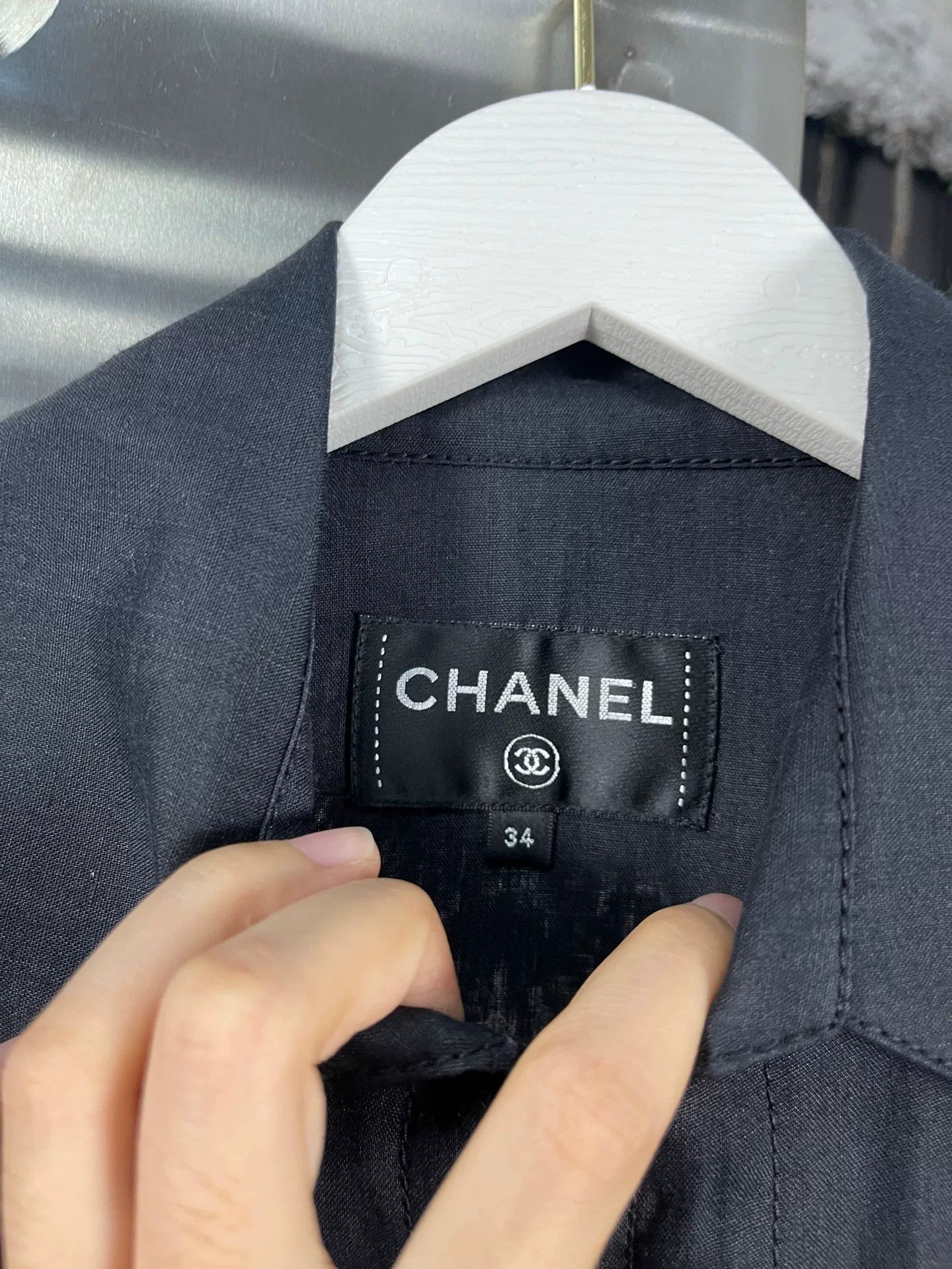 Chanel Chanel Logo Button Mini Dress Size 34 Size XS / US 0-2 / IT 36-38 - 7 Thumbnail