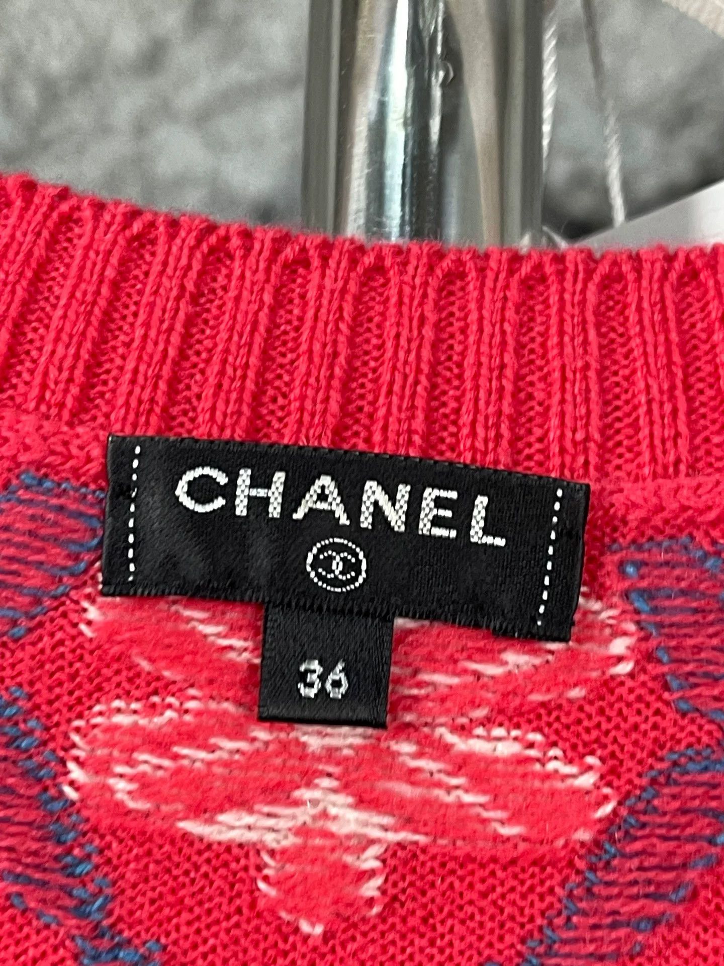 Chanel Chanel Floral Knit Mini Dress Size 36 Size XS / US 0-2 / IT 36-38 - 7 Thumbnail