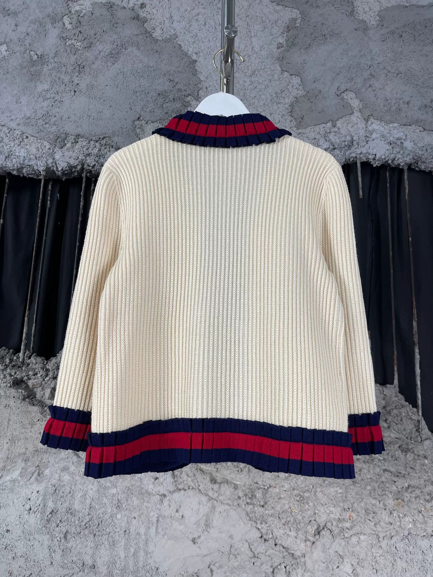 Gucci Gucci Web Trim Knit Cardigan Size XS Size XS / US 0-2 / IT 36-38 - 3 Thumbnail