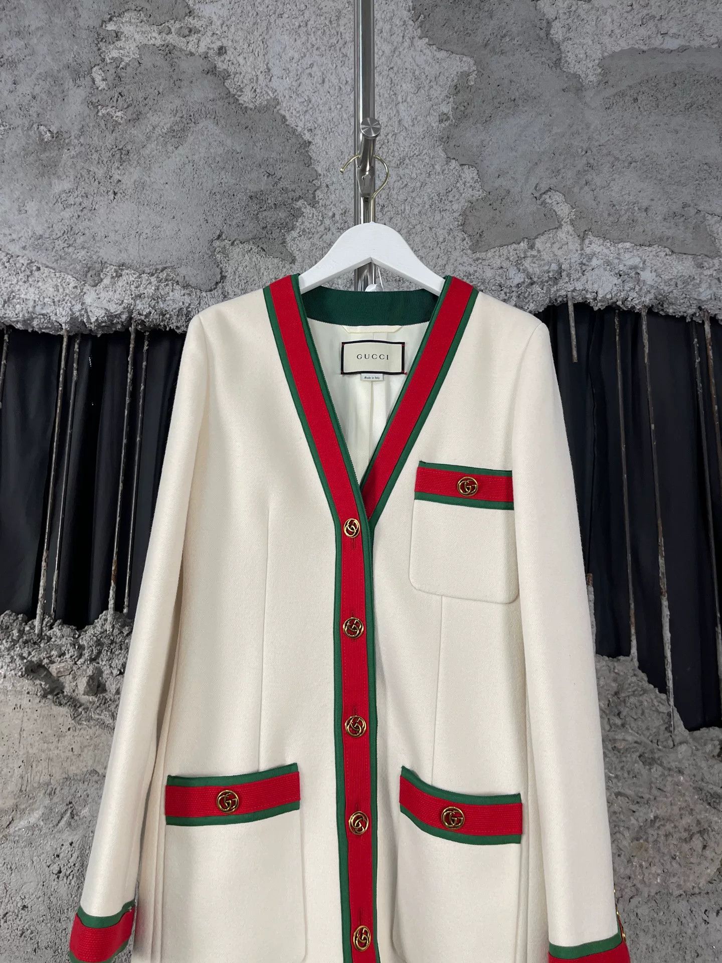 Gucci Gucci Web Trim Coat Size 36 Size XS / US 0-2 / IT 36-38 - 4 Thumbnail