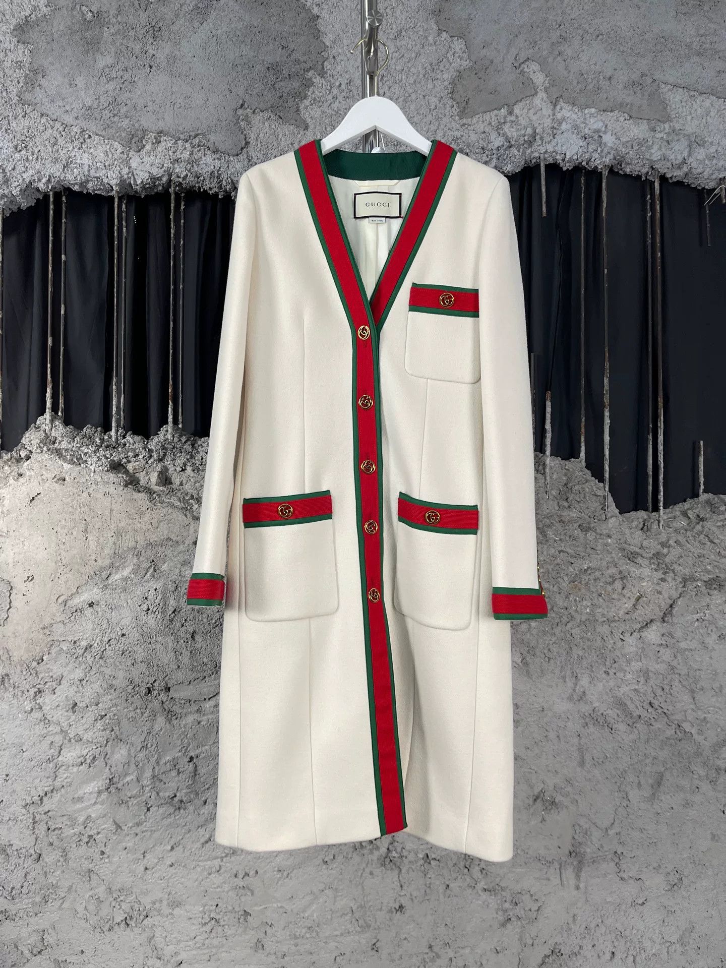 Gucci Gucci Web Trim Coat Size 36 Size XS / US 0-2 / IT 36-38 - 2 Thumbnail