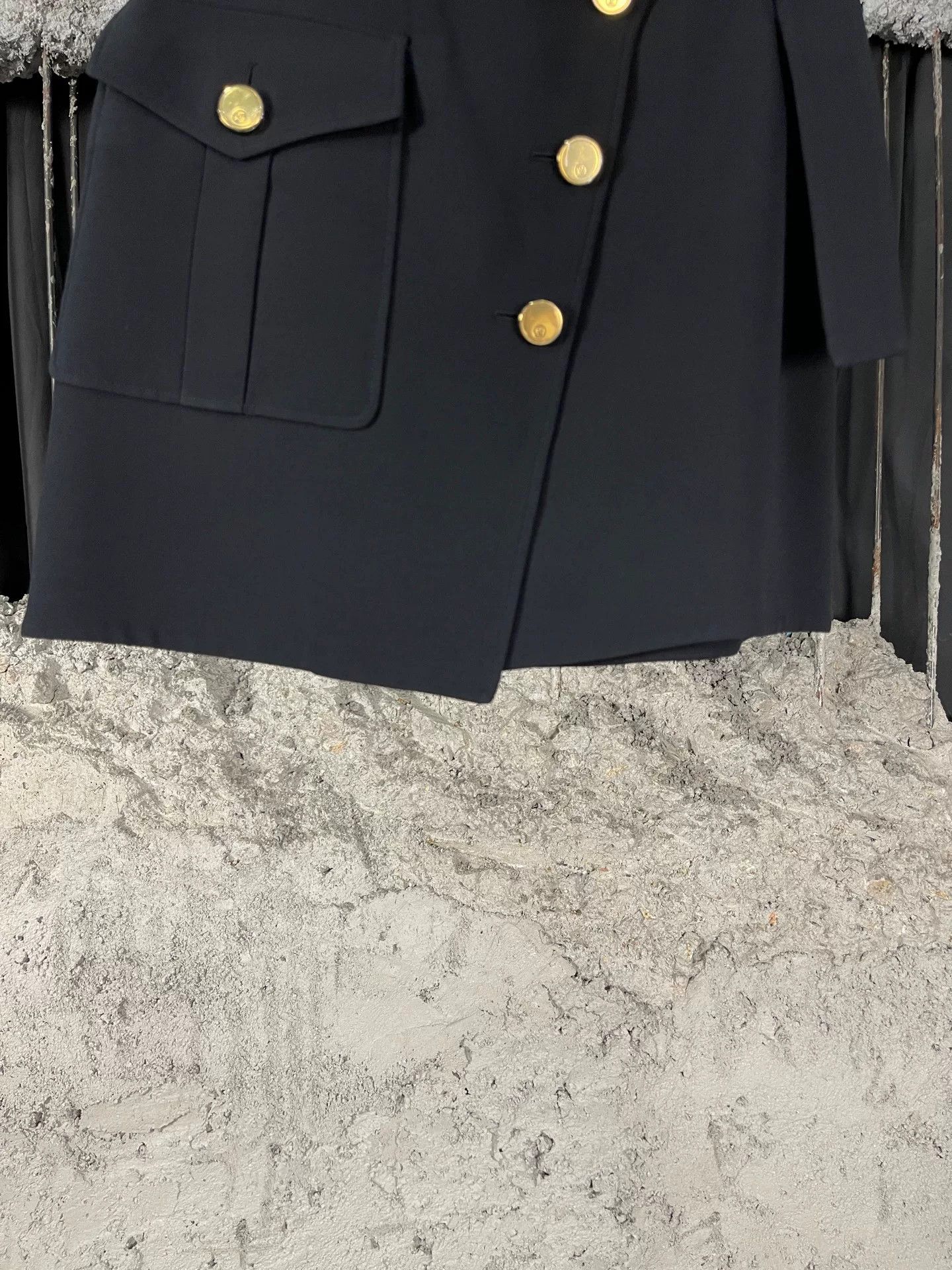 Louis Vuitton Louis Vuitton Gold Button Mini Skirt Size 34 Size 24" / US 00 / IT 34 - 5 Thumbnail
