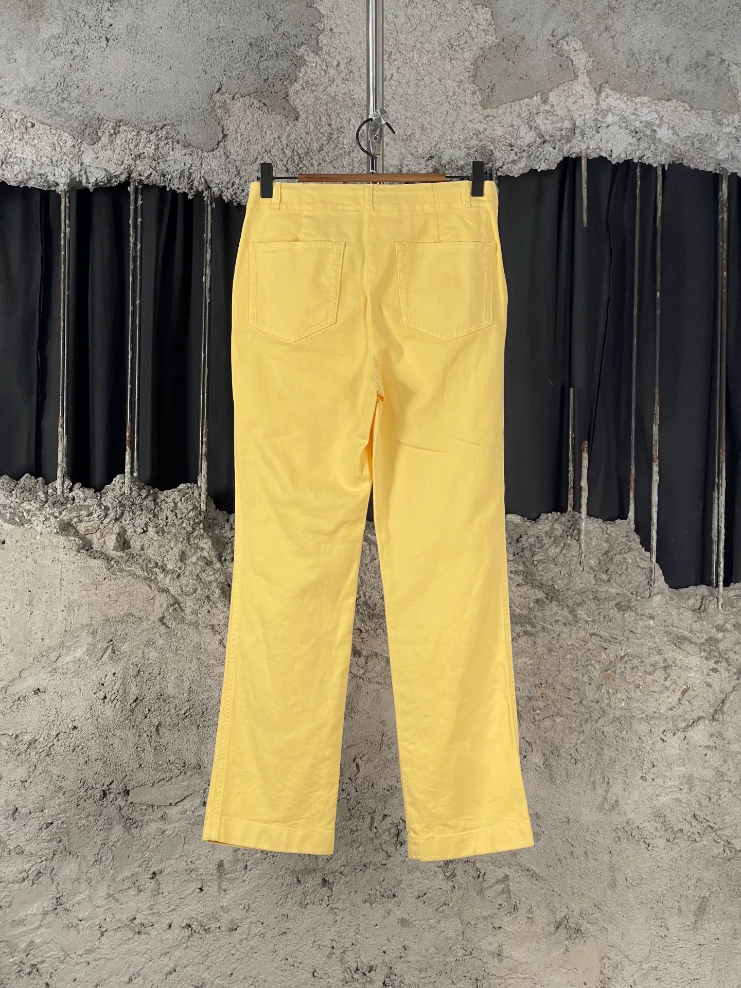 Loro Piana Loro Piana Cotton Yellow Pants Size 38 Size 26" / US 2 / IT 38 - 3 Thumbnail
