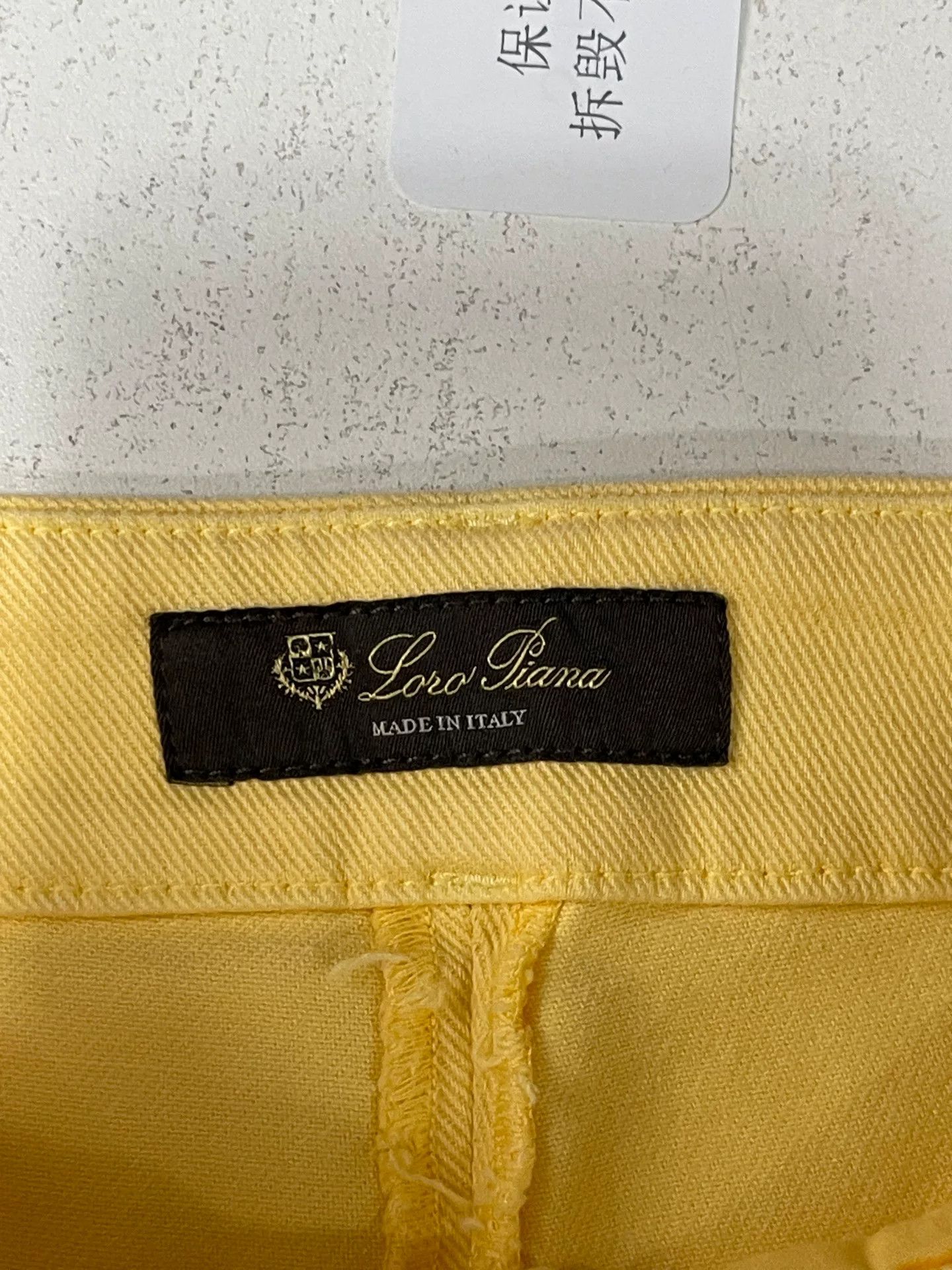 Loro Piana Loro Piana Cotton Yellow Pants Size 38 Size 26" / US 2 / IT 38 - 6 Thumbnail