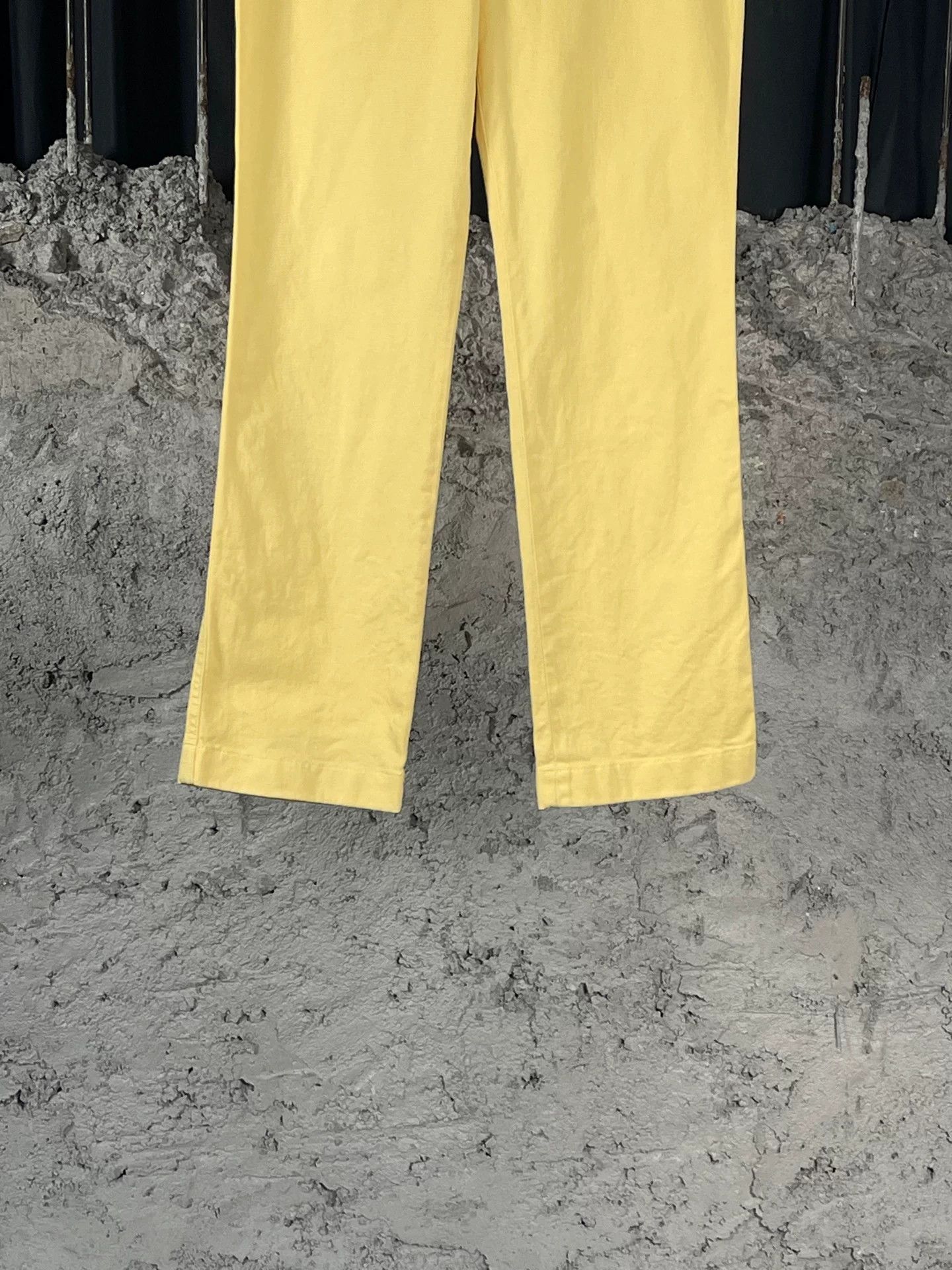 Loro Piana Loro Piana Cotton Yellow Pants Size 38 Size 26" / US 2 / IT 38 - 5 Thumbnail