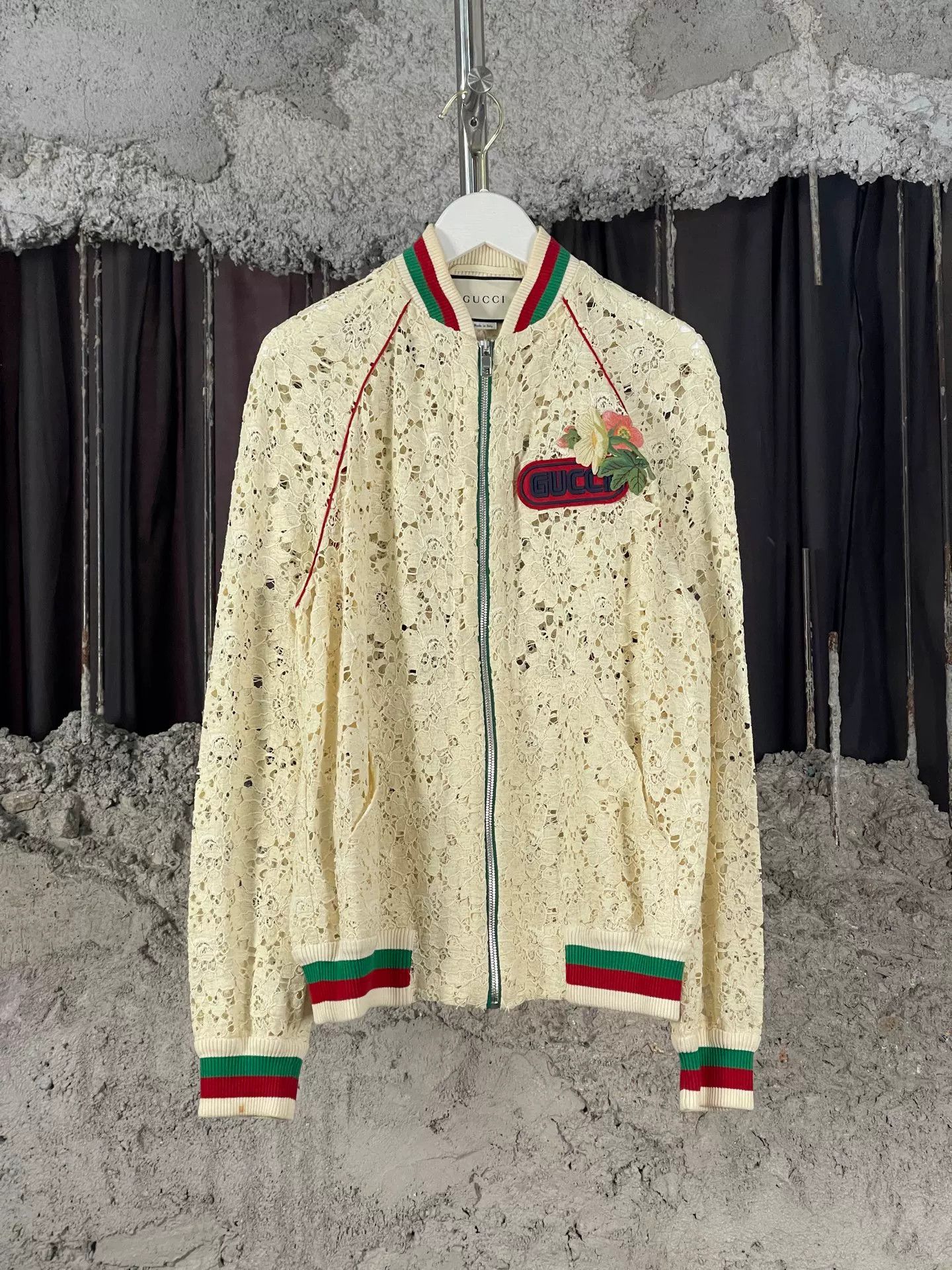 Gucci Gucci Lace Zip Up Jacket Size 38 Size XS / US 0-2 / IT 36-38 - 2 Thumbnail