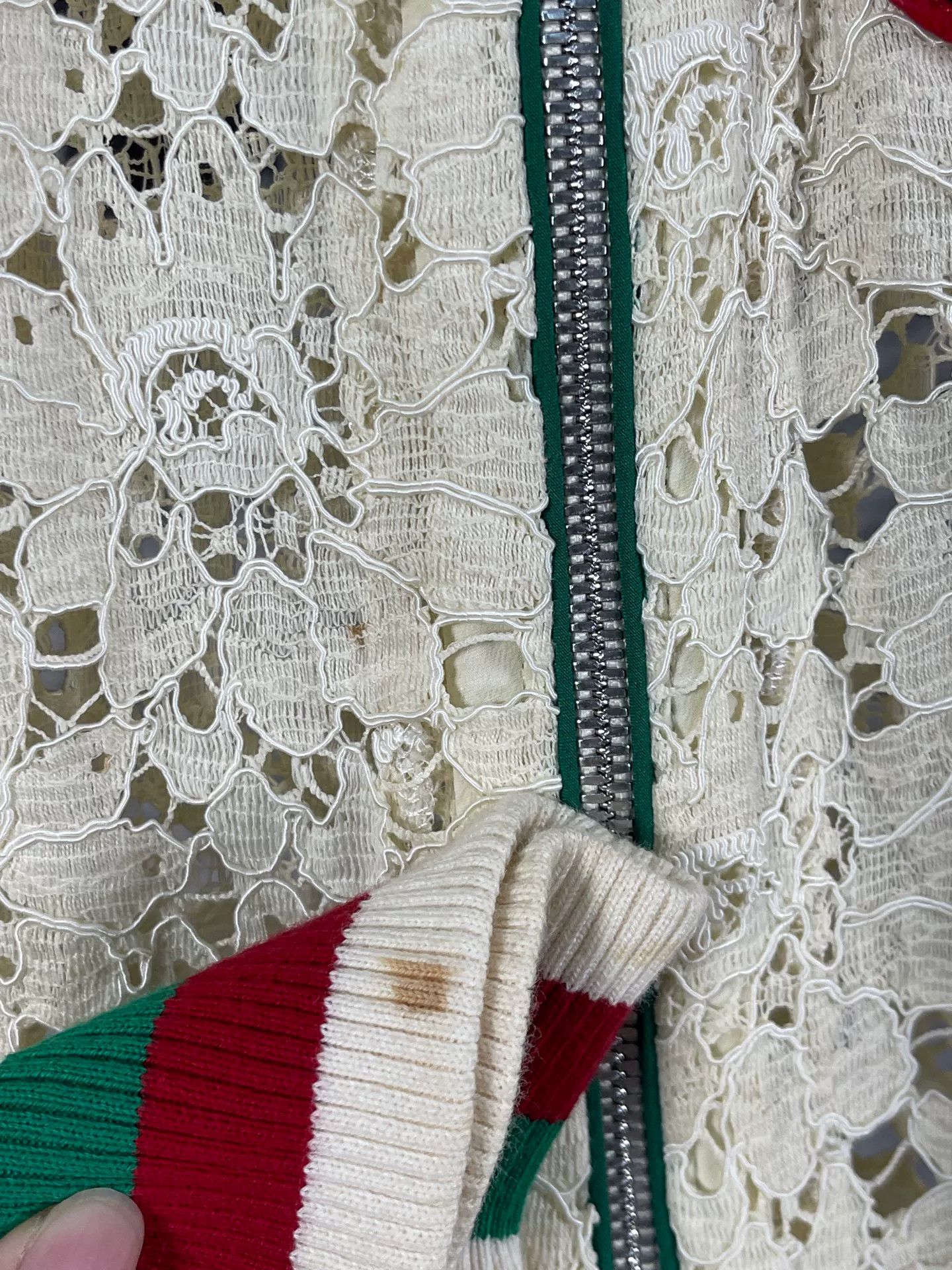 Gucci Gucci Lace Zip Up Jacket Size 38 Size XS / US 0-2 / IT 36-38 - 7 Thumbnail