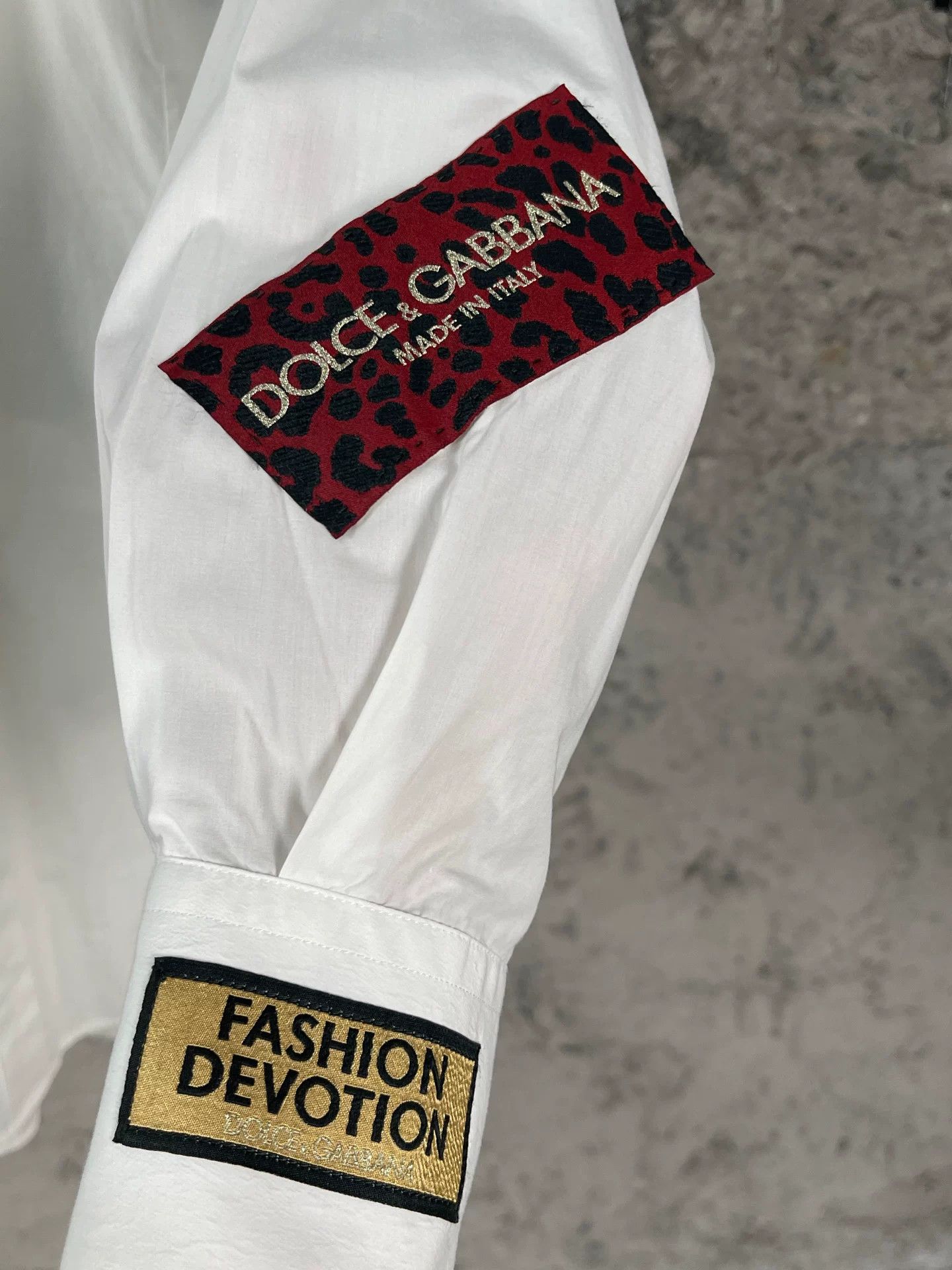 Dolce & Gabbana Dolce & Gabbana Patchwork Button Up Shirt Size 36 Size US S / EU 44-46 / 1 - 6 Thumbnail