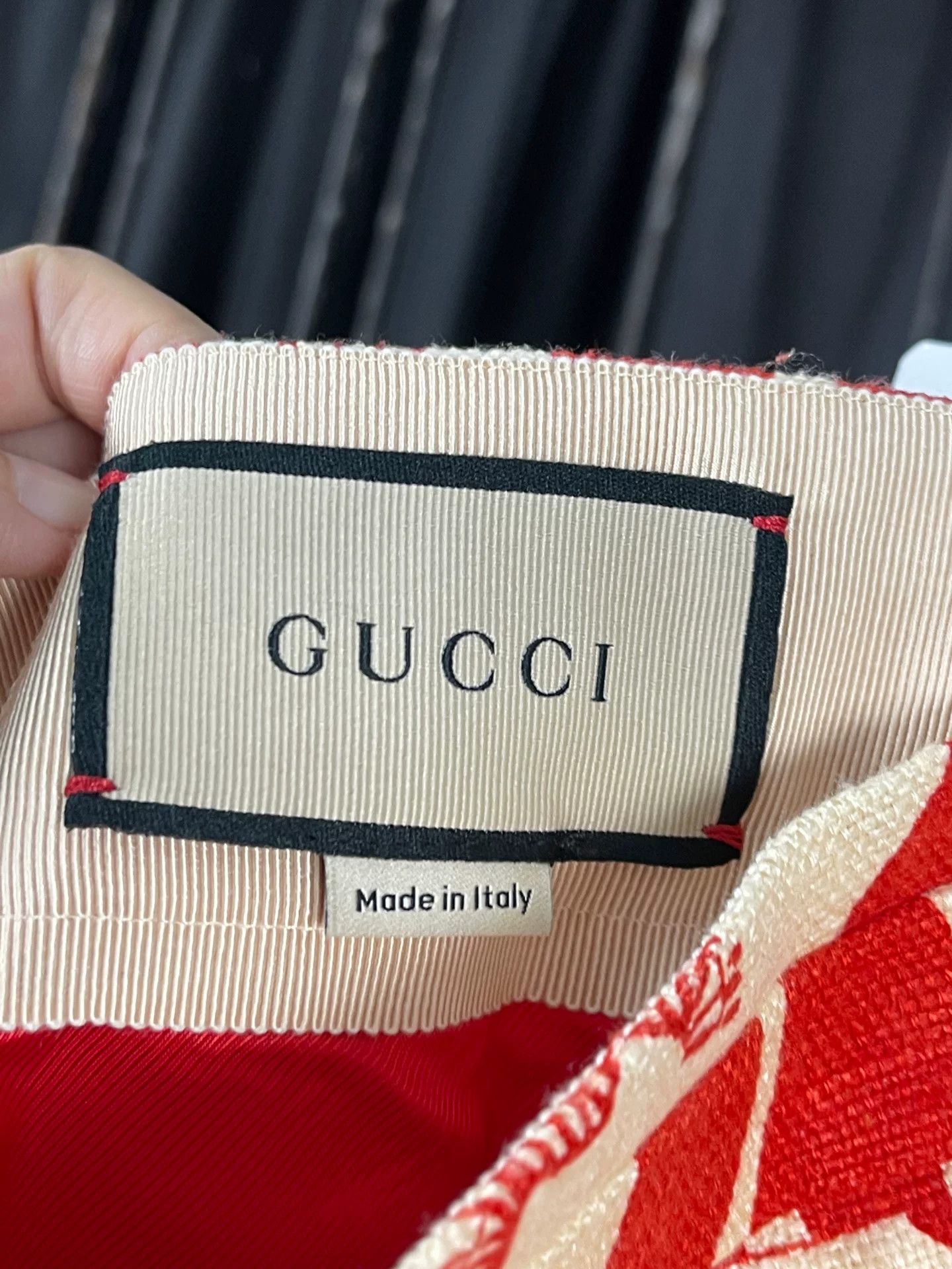 Gucci Gucci Red Poppy Print Mini Skirt Size 38 Size 26" / US 2 / IT 38 - 7 Thumbnail