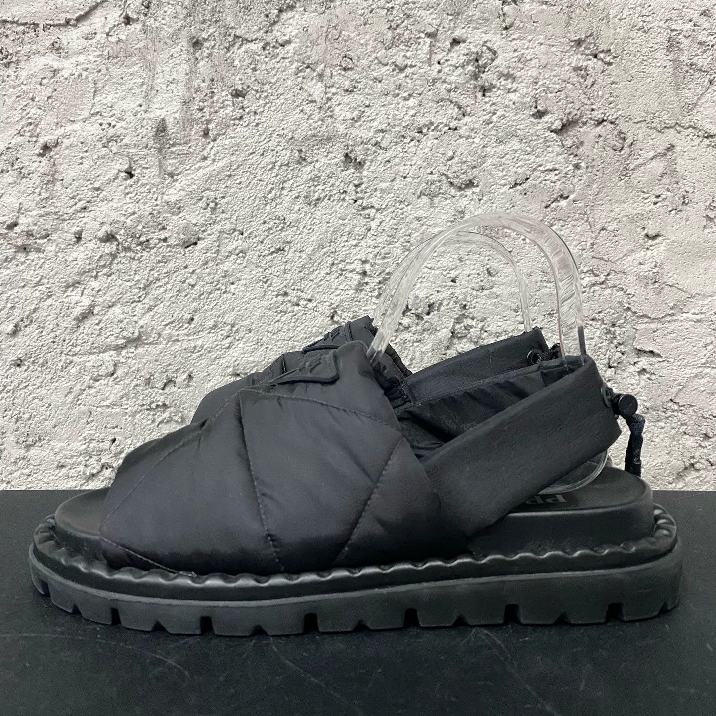 Prada Prada Padded Nylon Sandals Size 37 Size US 7 / IT 37 - 3 Thumbnail