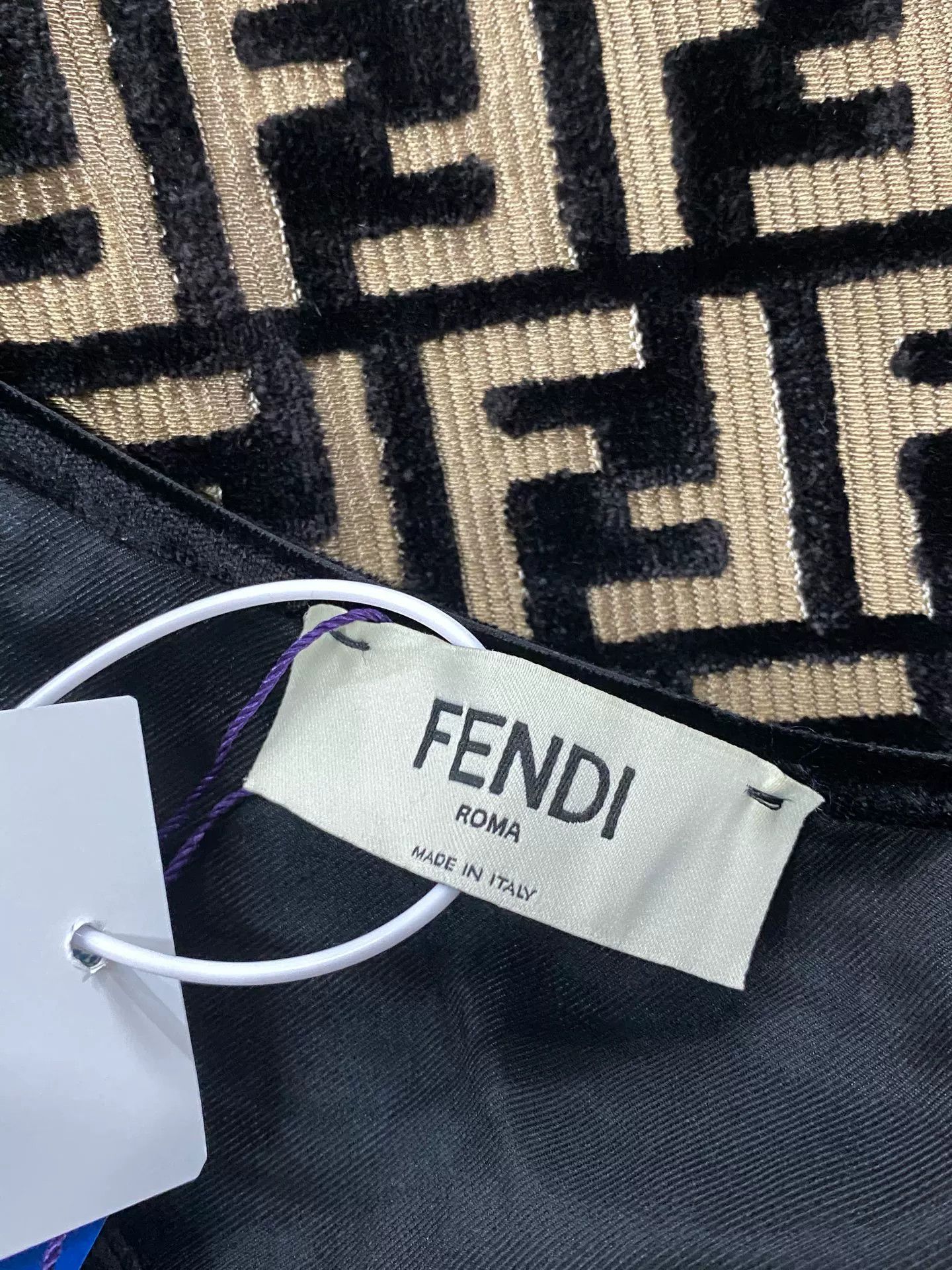Fendi Fendi FF Monogram Mini Skirt Size 40 Size 27" / US 4 / IT 40 - 4 Thumbnail