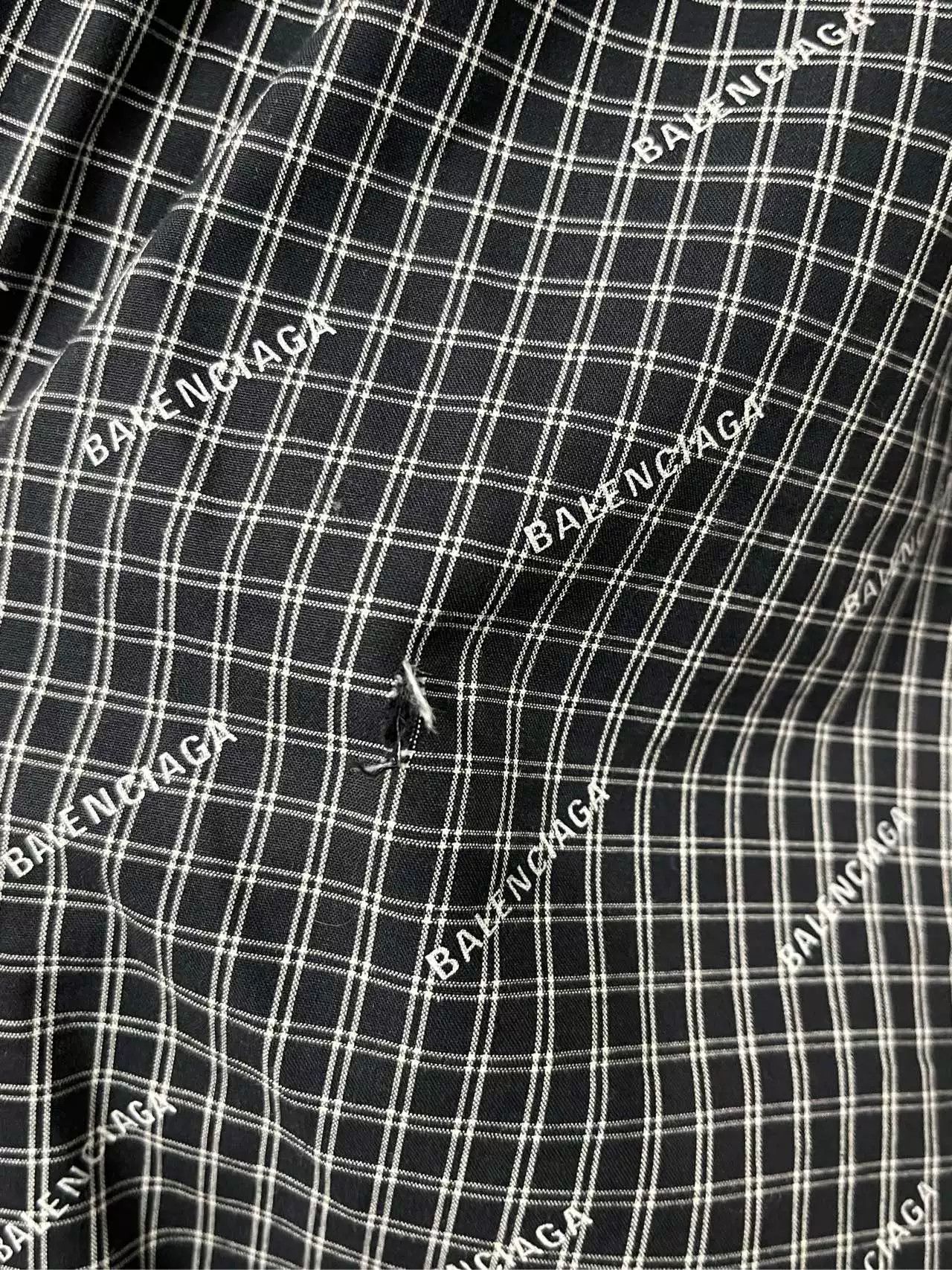 Balenciaga Balenciaga All-Over Logo Plaid Casual Pants Size 28 Size US 28 / EU 44 - 6 Thumbnail