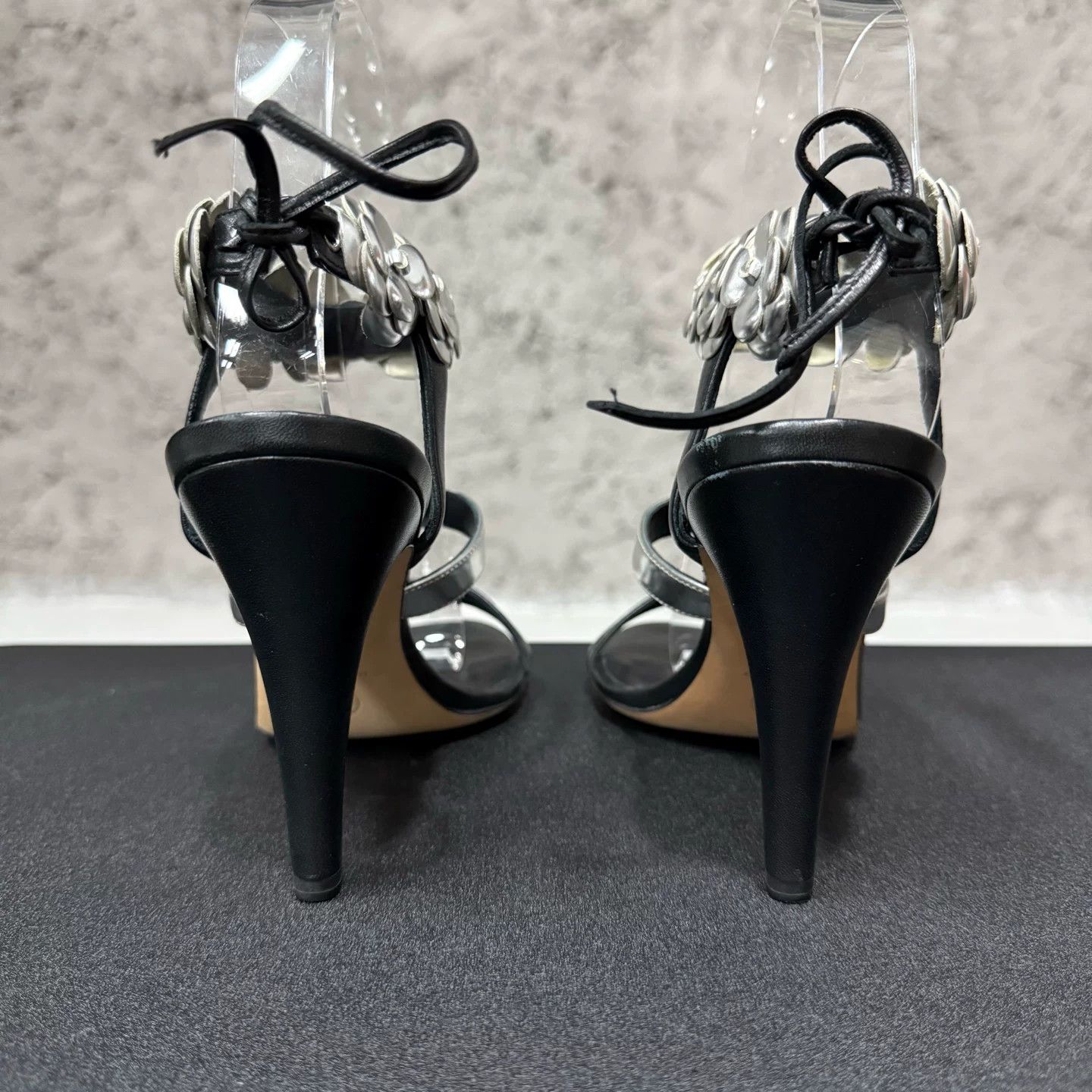 Chanel Chanel Silver Camellia Sandals Size 36.5 Size US 6.5 / IT 36.5 - 4 Thumbnail