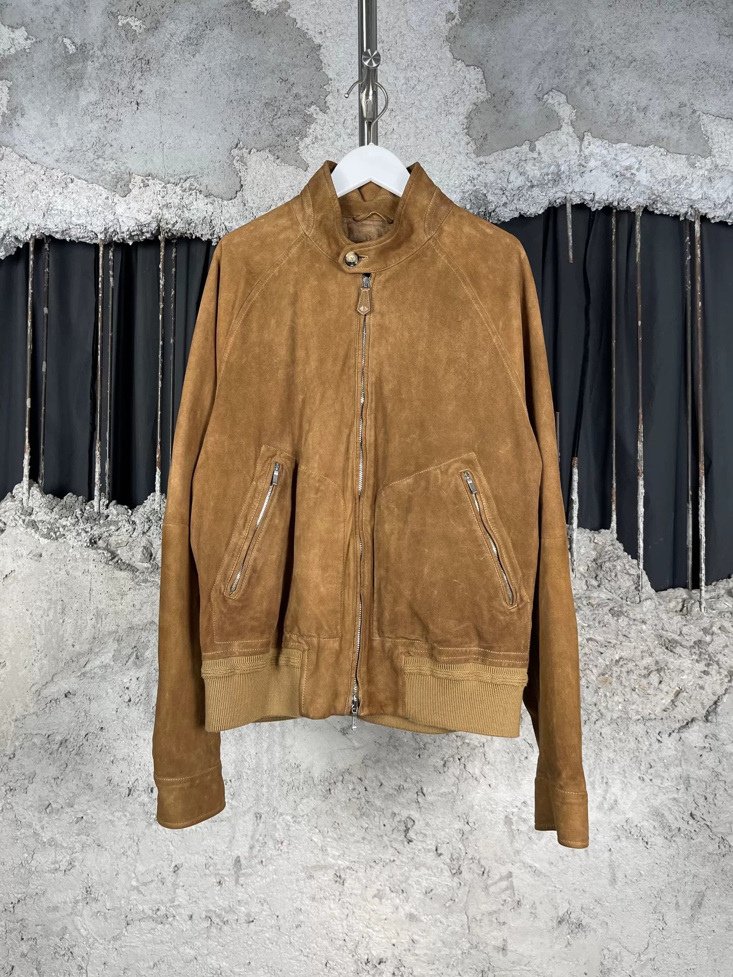 Loro Piana Loro Piana Suede Lambskin Jacket Size 50 Size US M / EU 48-50 / 2 - 2 Thumbnail