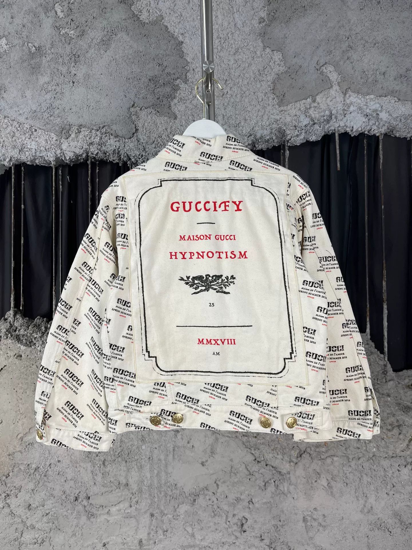 Gucci Gucci Maison De L'Amour Denim Jacket Size 36 Size XS / US 0-2 / IT 36-38 - 3 Thumbnail
