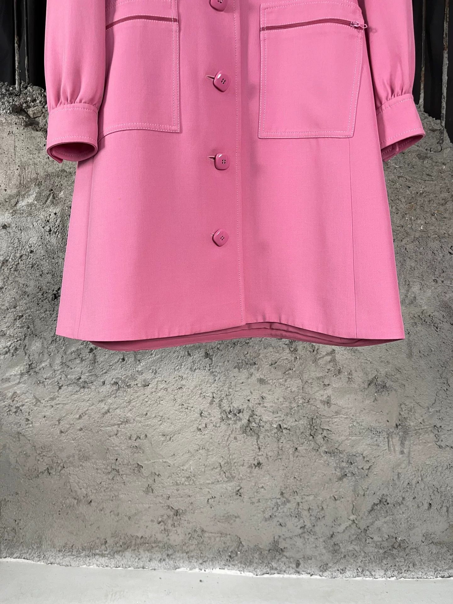 Gucci Gucci Pink Button Front Coat Size 36 Size XS / US 0-2 / IT 36-38 - 5 Thumbnail