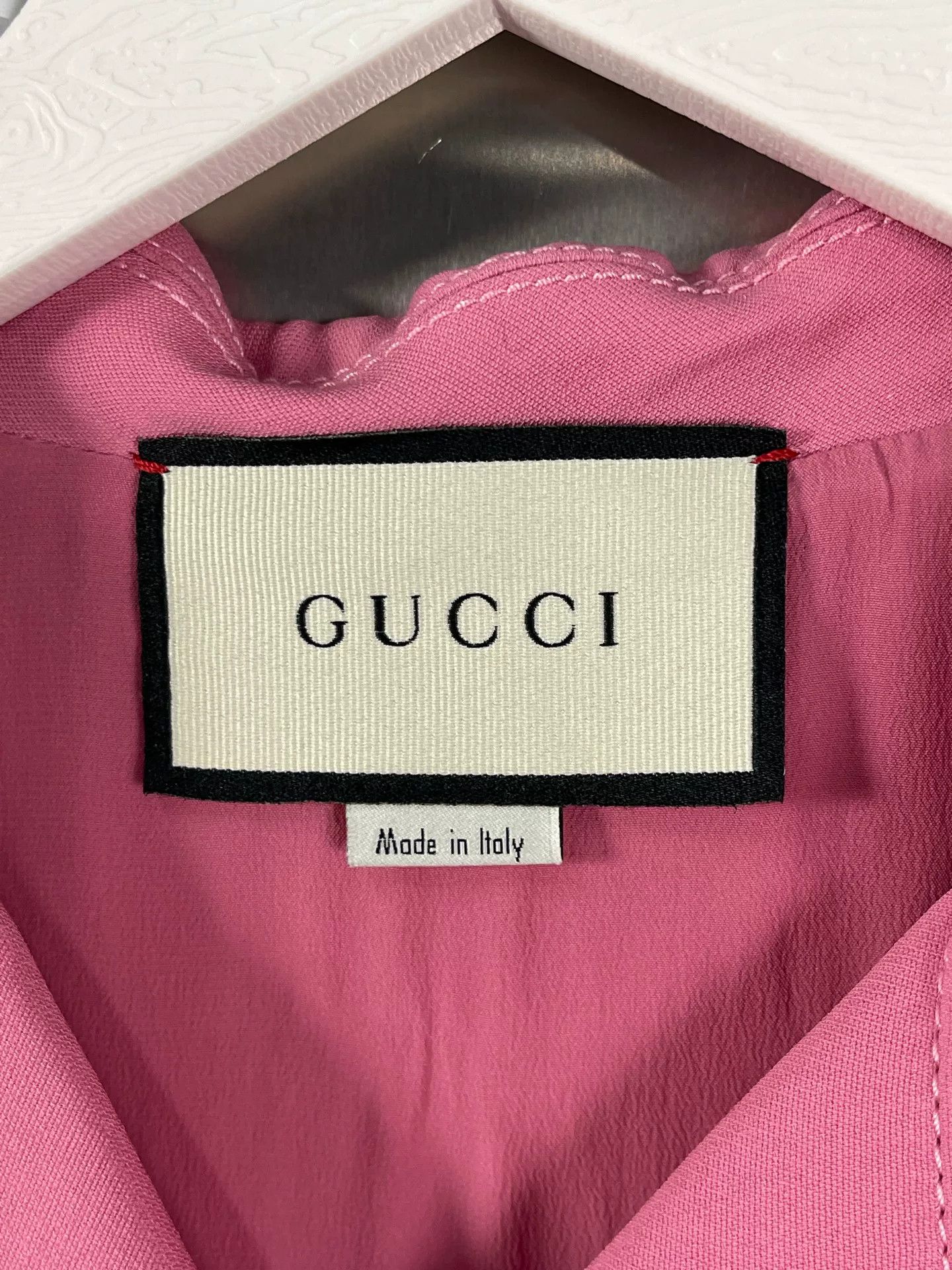 Gucci Gucci Pink Button Front Coat Size 36 Size XS / US 0-2 / IT 36-38 - 8 Thumbnail
