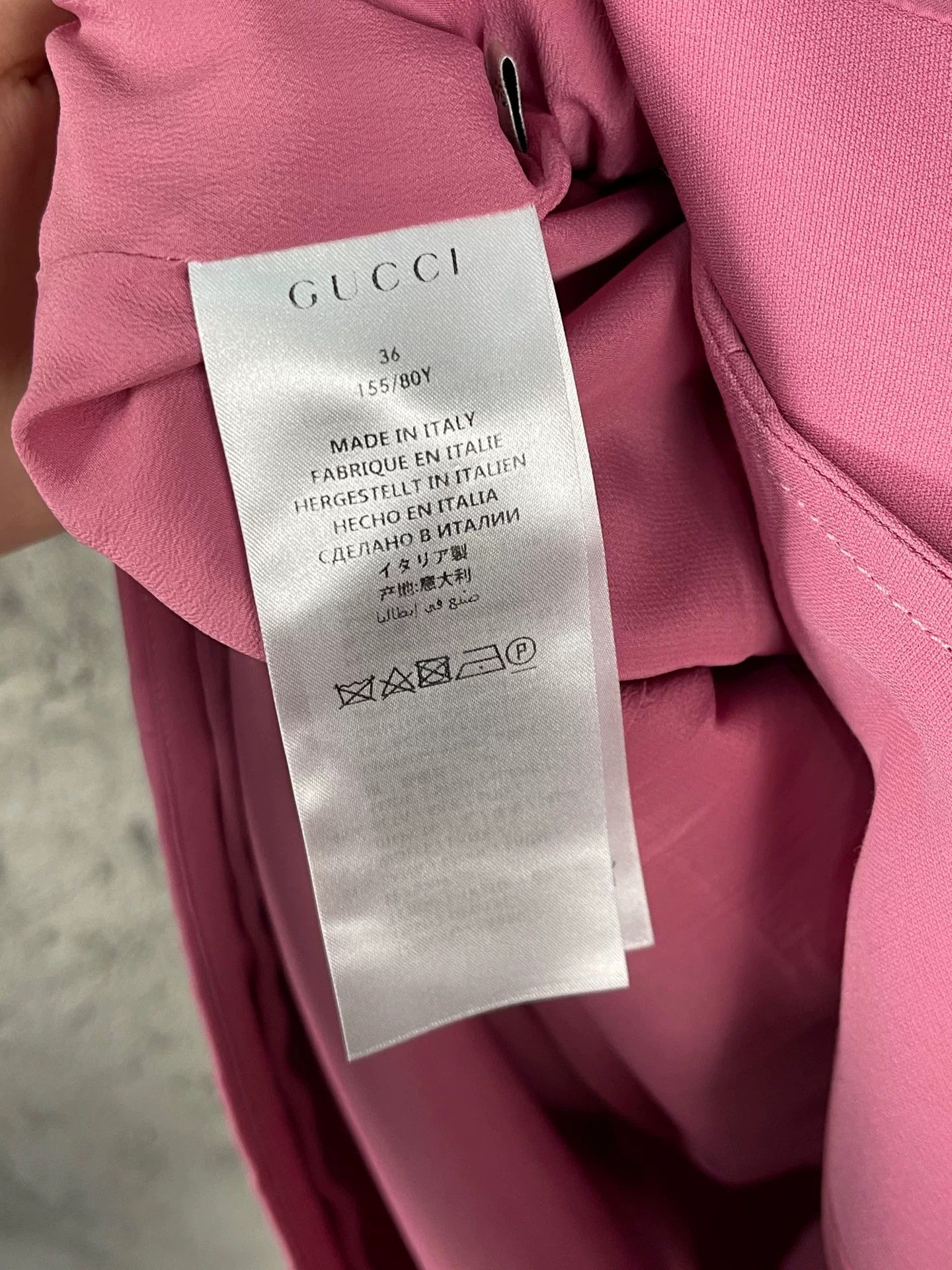 Gucci Gucci Pink Button Front Coat Size 36 Size XS / US 0-2 / IT 36-38 - 9 Thumbnail