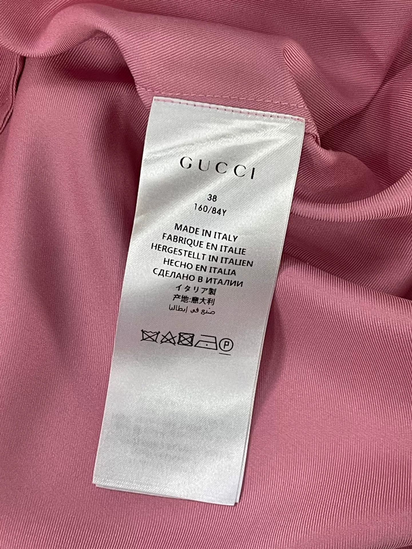 Gucci Gucci Pink Button Up Shirt Size 38 Size XS / US 0-2 / IT 36-38 - 9 Thumbnail