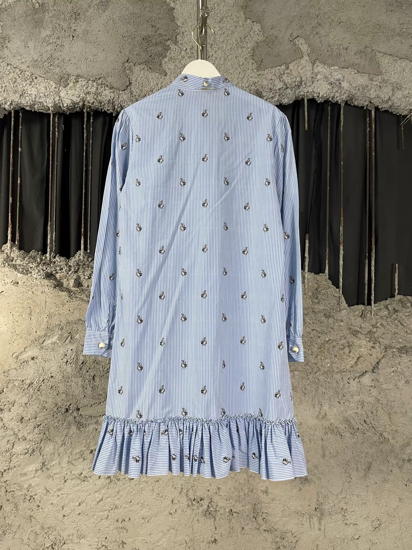 Gucci Gucci Striped Button Up Dress Size 38 Size XS / US 0-2 / IT 36-38 - 3 Thumbnail