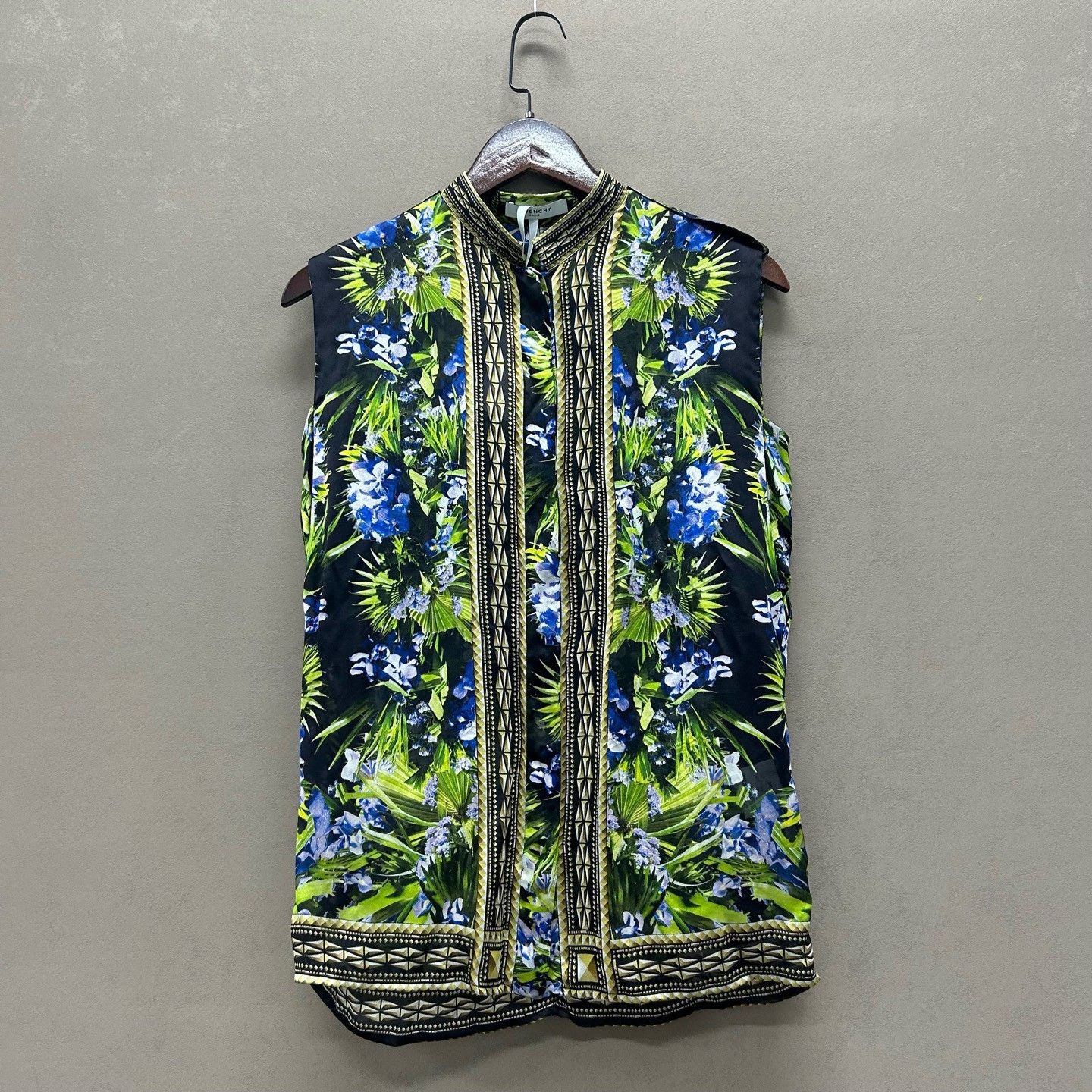 Givenchy Givenchy Floral Silk Blouse Size 36 Size XS / US 0-2 / IT 36-38 - 2 Thumbnail