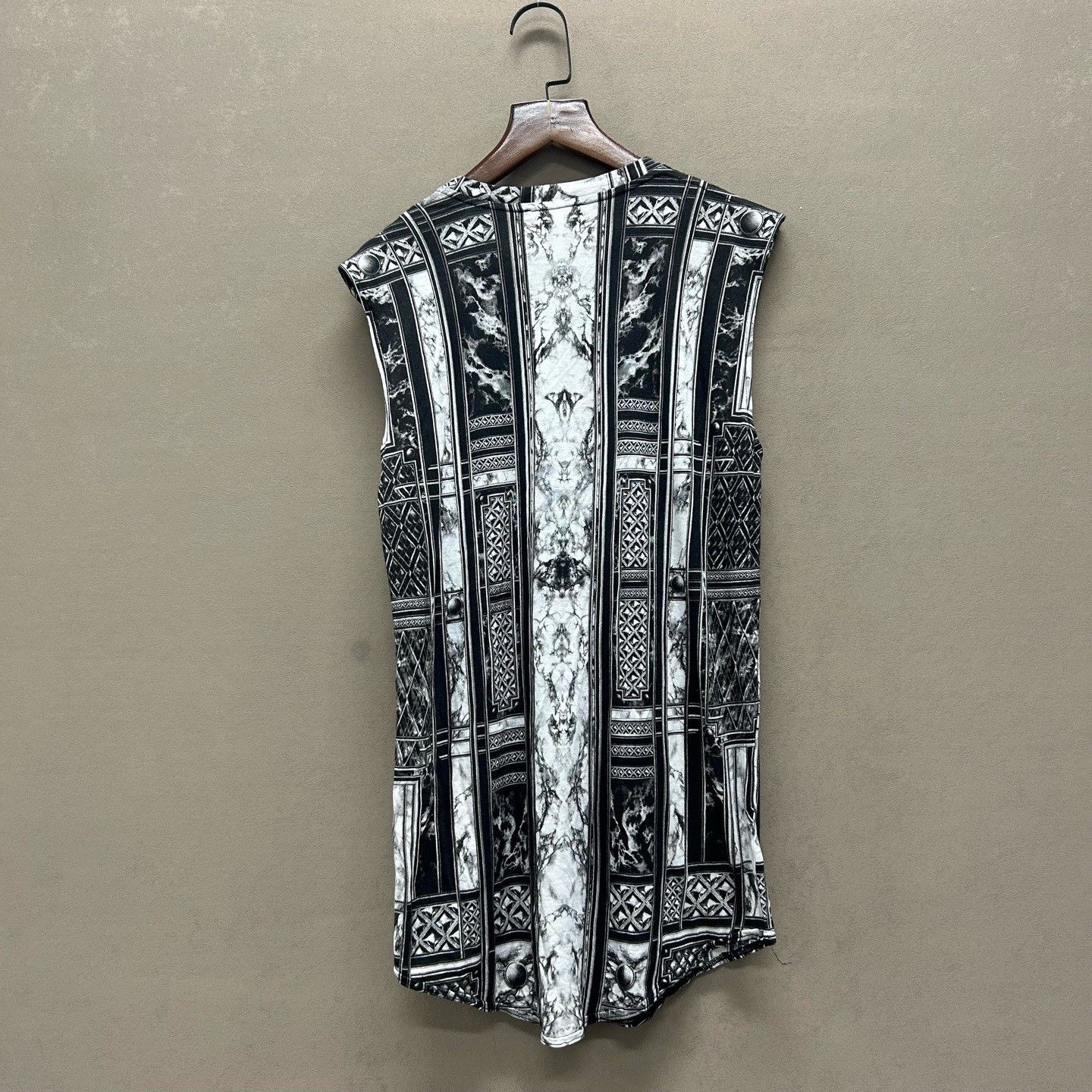 Balmain Balmain Patterned Sleeveless Dress Size 40 Size M / US 6-8 / IT 42-44 - 3 Thumbnail