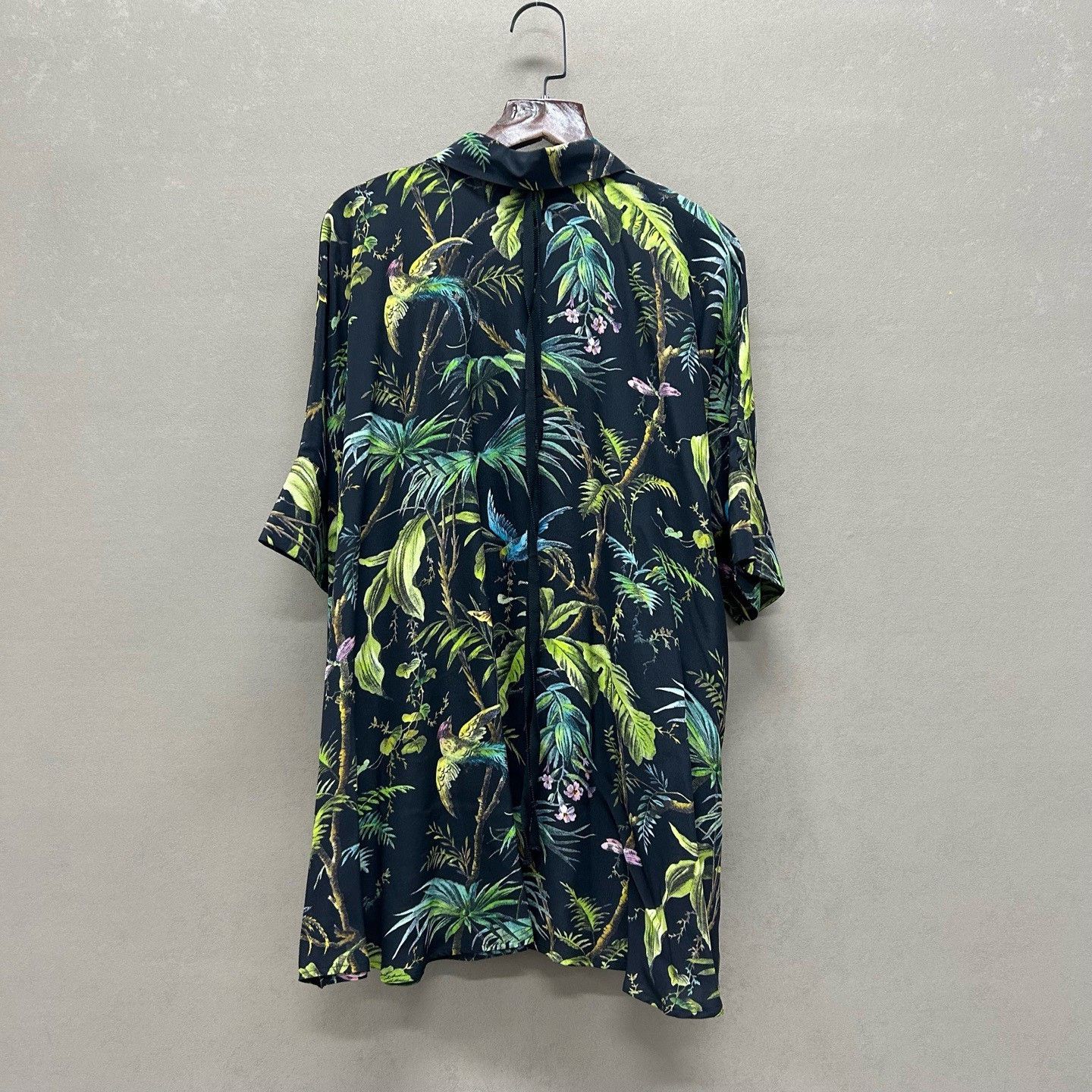 Gucci Gucci Floral Bird Silk Button Up Shirt Size XS Size US XS / EU 42 / 0 - 3 Thumbnail