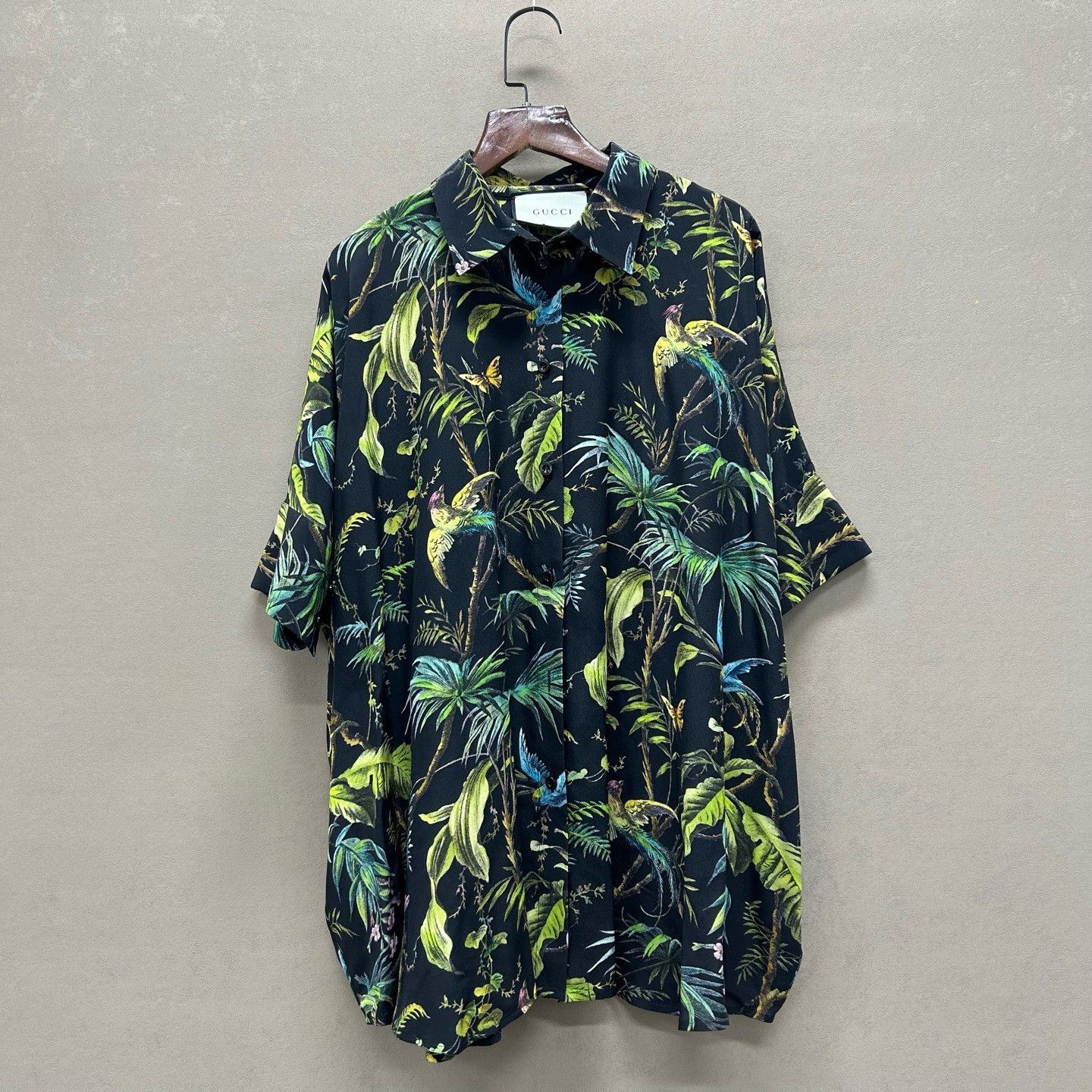 Gucci Gucci Floral Bird Silk Button Up Shirt Size XS Size US XS / EU 42 / 0 - 2 Thumbnail
