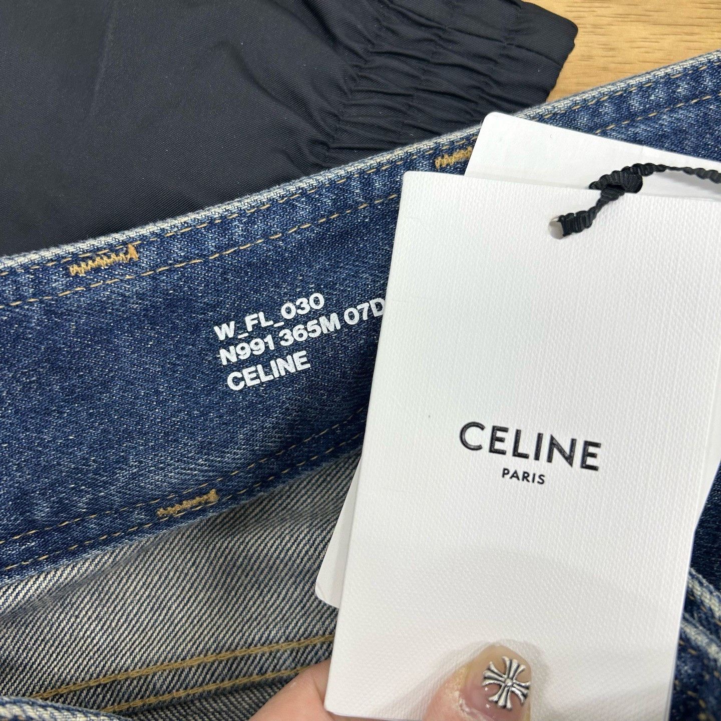 Celine Celine Triomphe Chain Jeans Size 29 Size 29" - 5 Thumbnail