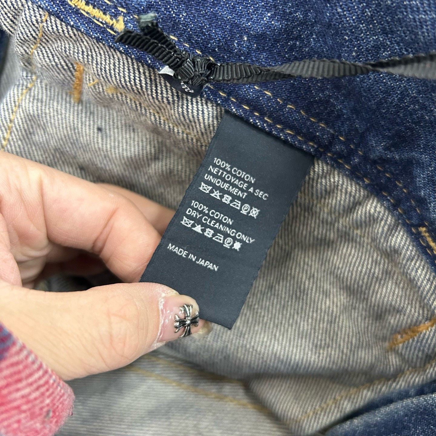 Celine Celine Triomphe Chain Jeans Size 29 Size 29" - 6 Thumbnail