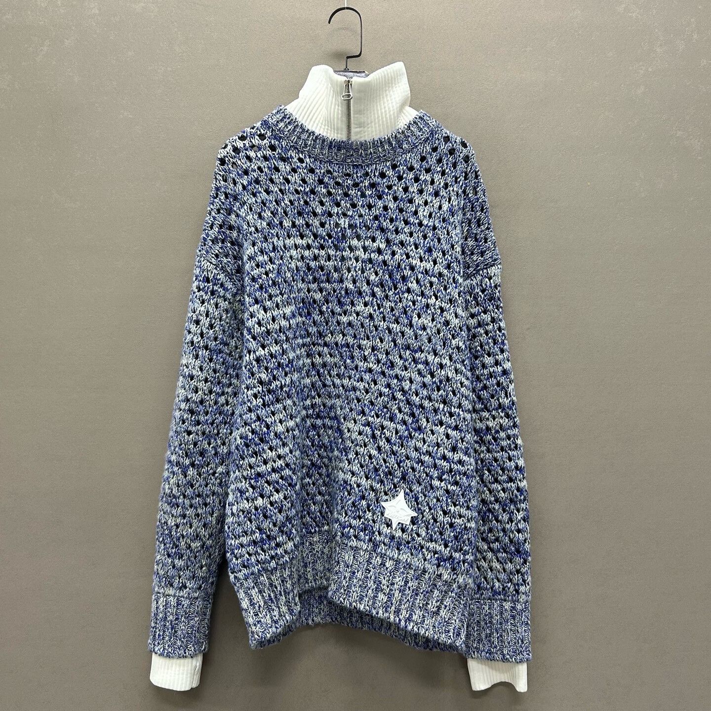 Louis Vuitton Louis Vuitton Mock Neck Knit Sweater Size L Size US L / EU 52-54 / 3 - 2 Thumbnail