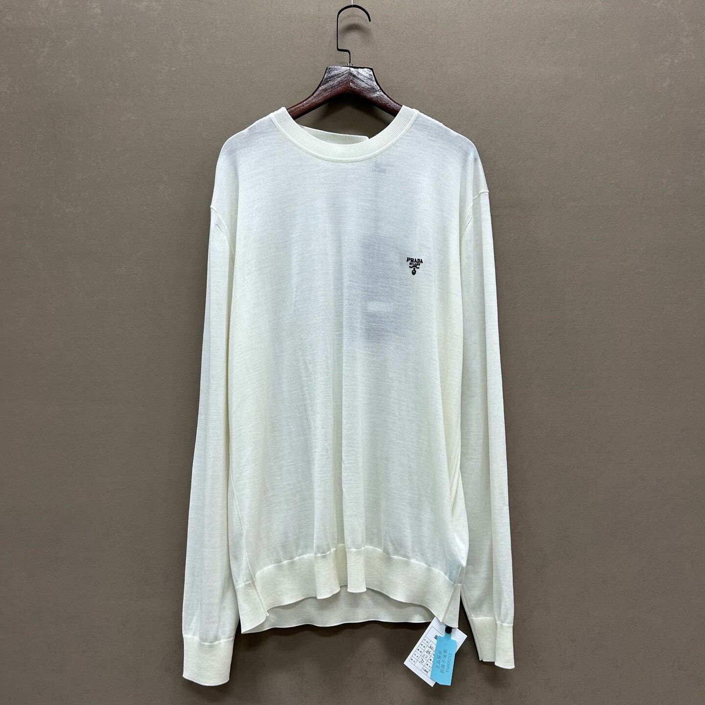 Prada Prada Logo Knit Sweater Size 50 Size US M / EU 48-50 / 2 - 2 Thumbnail
