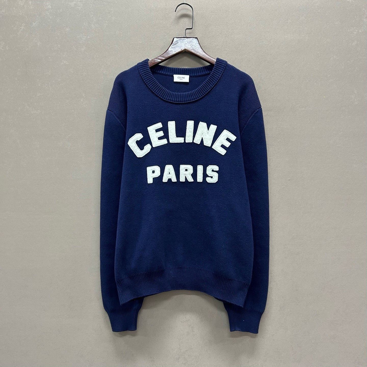 Celine Celine Logo Knit Sweater Size S Size S / US 4 / IT 40 - 2 Thumbnail