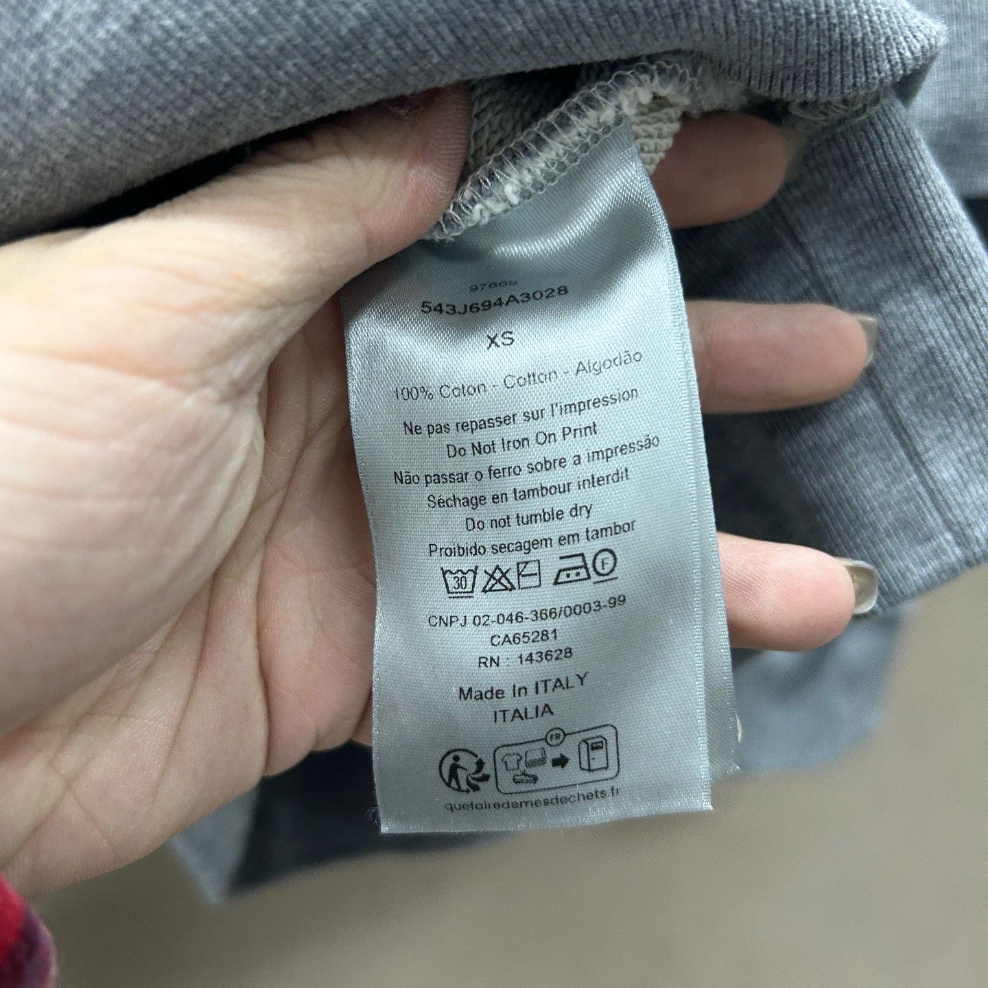 Dior Dior Logo Sweatshirt Size XS Size US XS / EU 42 / 0 - 5 Thumbnail