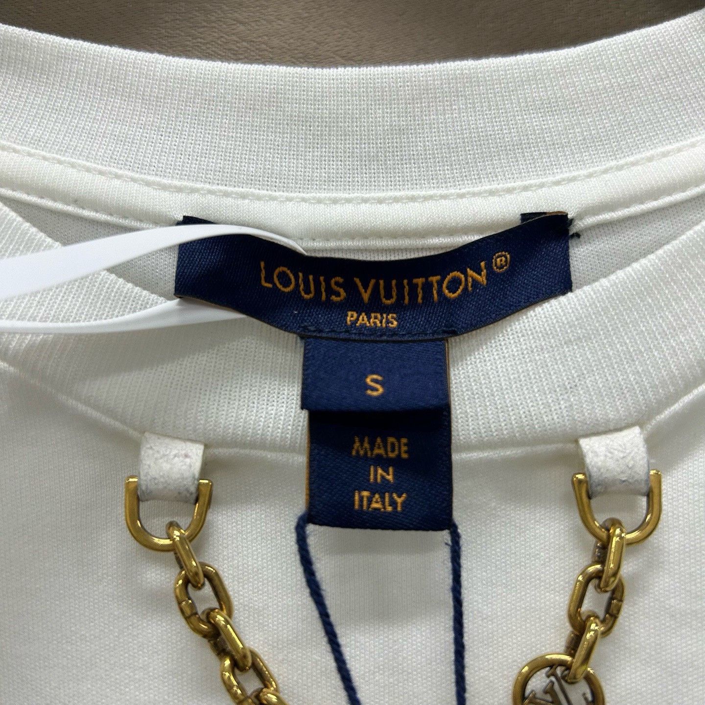 Louis Vuitton Louis Vuitton Chain Detail T-Shirt Size S Size S / US 4 / IT 40 - 4 Thumbnail