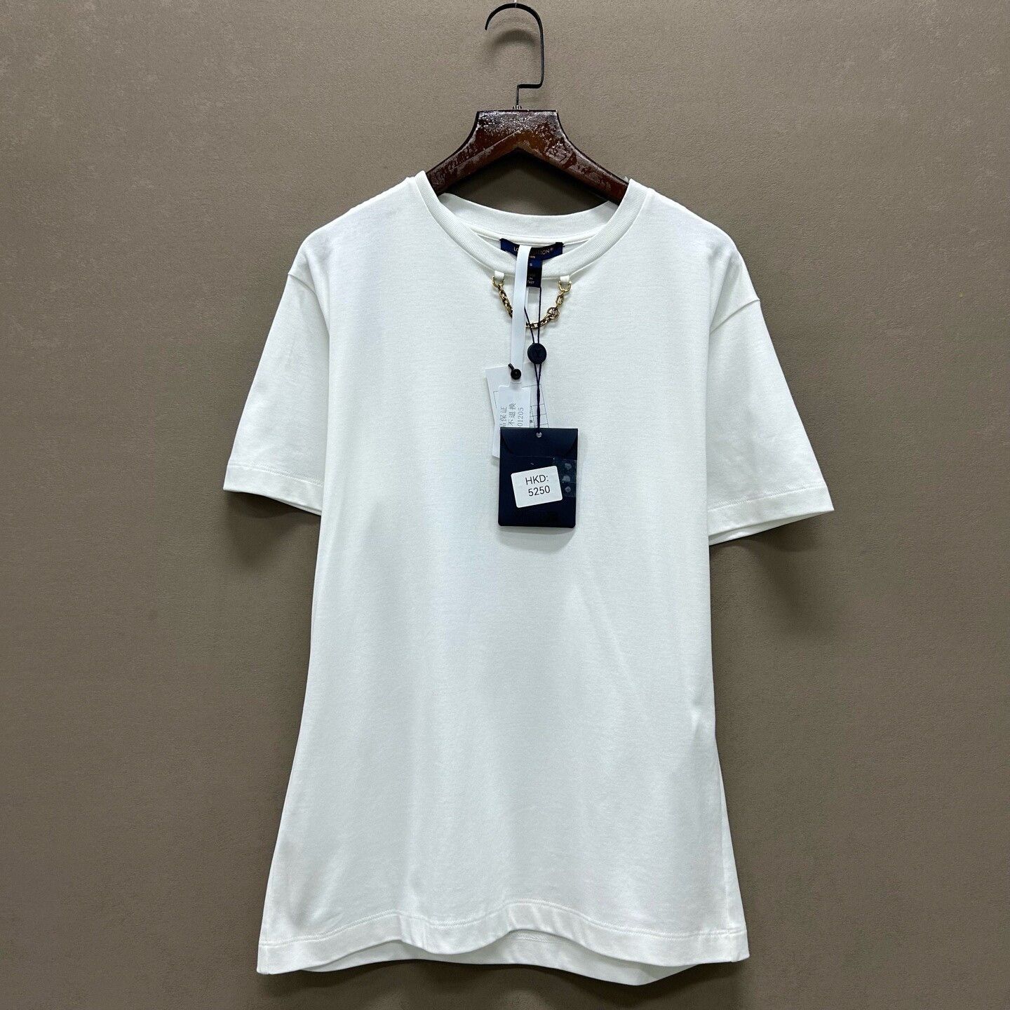 Louis Vuitton Louis Vuitton Chain Detail T-Shirt Size S Size S / US 4 / IT 40 - 2 Thumbnail