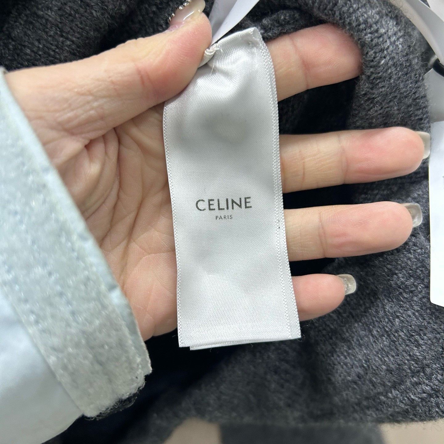 Celine Celine Logo Cashmere Sweater Size L Size L / US 10 / IT 46 - 5 Thumbnail