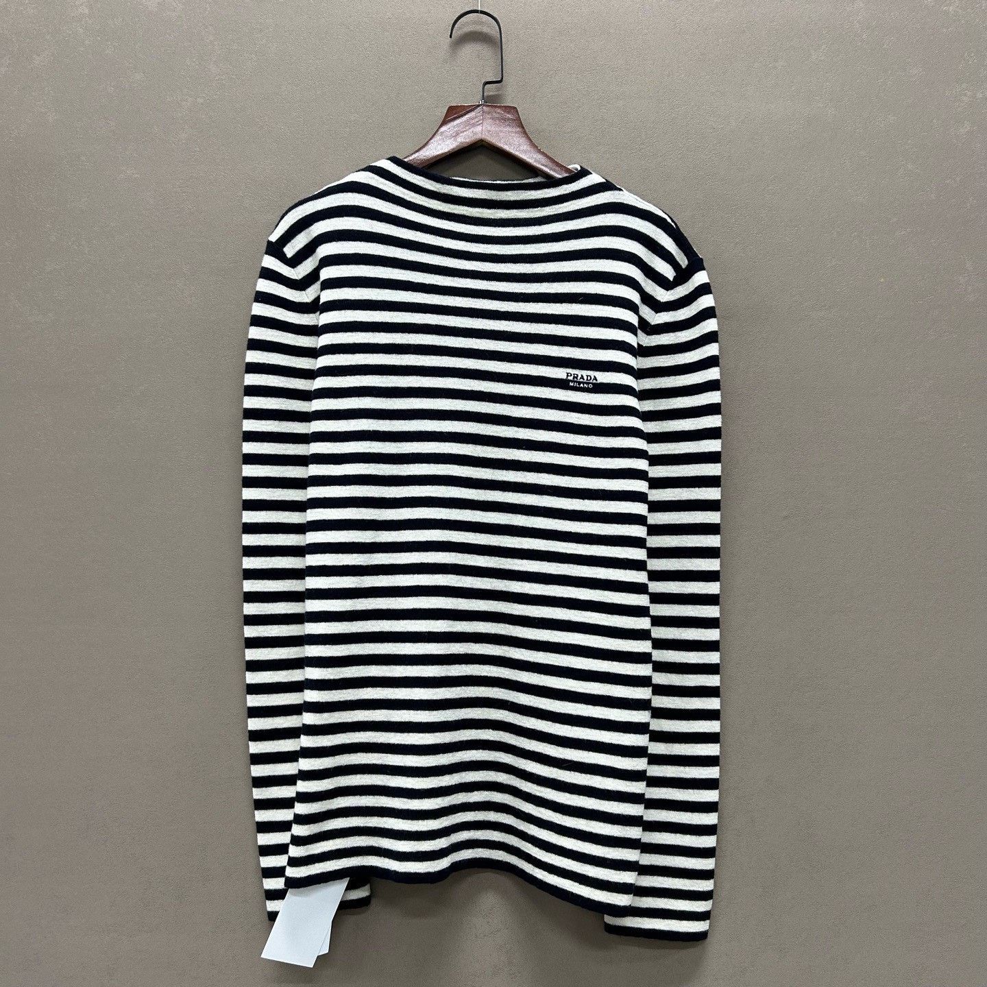 Prada Prada Striped Logo Sweater Size 42 Size M / US 6-8 / IT 42-44 - 2 Thumbnail
