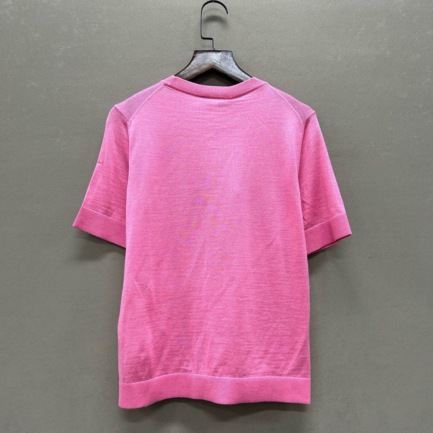 Gucci Gucci Pink Cashmere Silk Short Sleeve Knit Size S Size S / US 4 / IT 40 - 3 Thumbnail