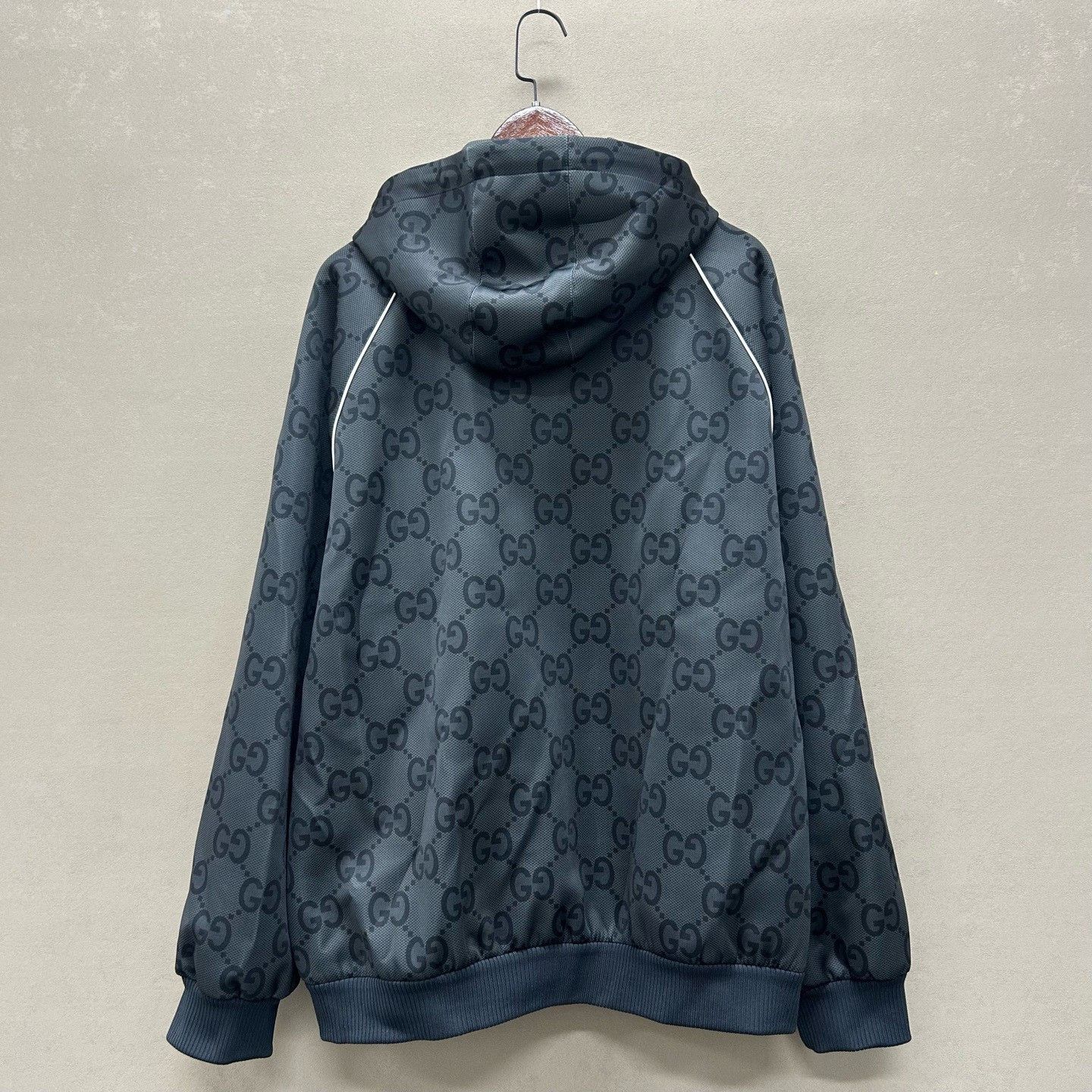 Gucci Gucci Logo Print Zip-Up Hoodie Jacket Size XXL Size US XXL / EU 58 / 5 - 3 Thumbnail