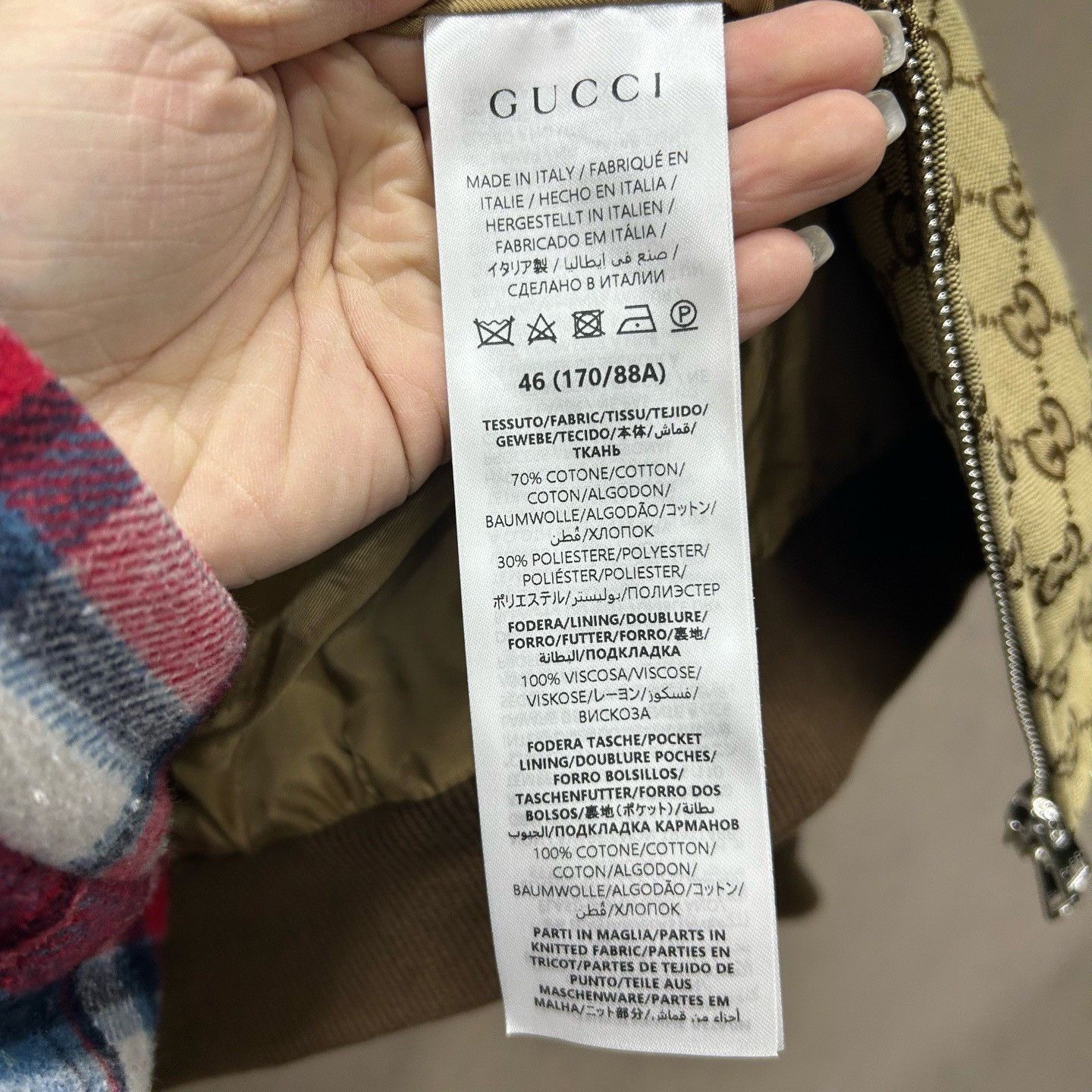 Gucci Gucci GG Monogram Canvas Bomber Jacket US S Size US S / EU 44-46 / 1 - 5 Thumbnail