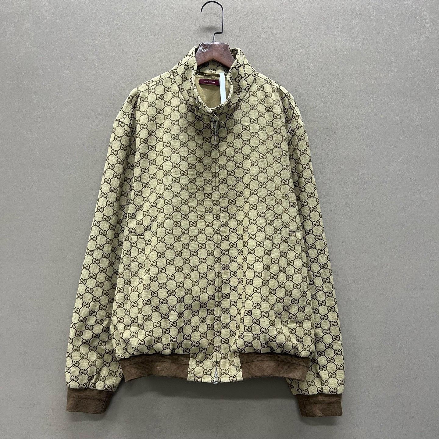 Gucci Gucci GG Monogram Canvas Bomber Jacket US S Size US S / EU 44-46 / 1 - 2 Thumbnail