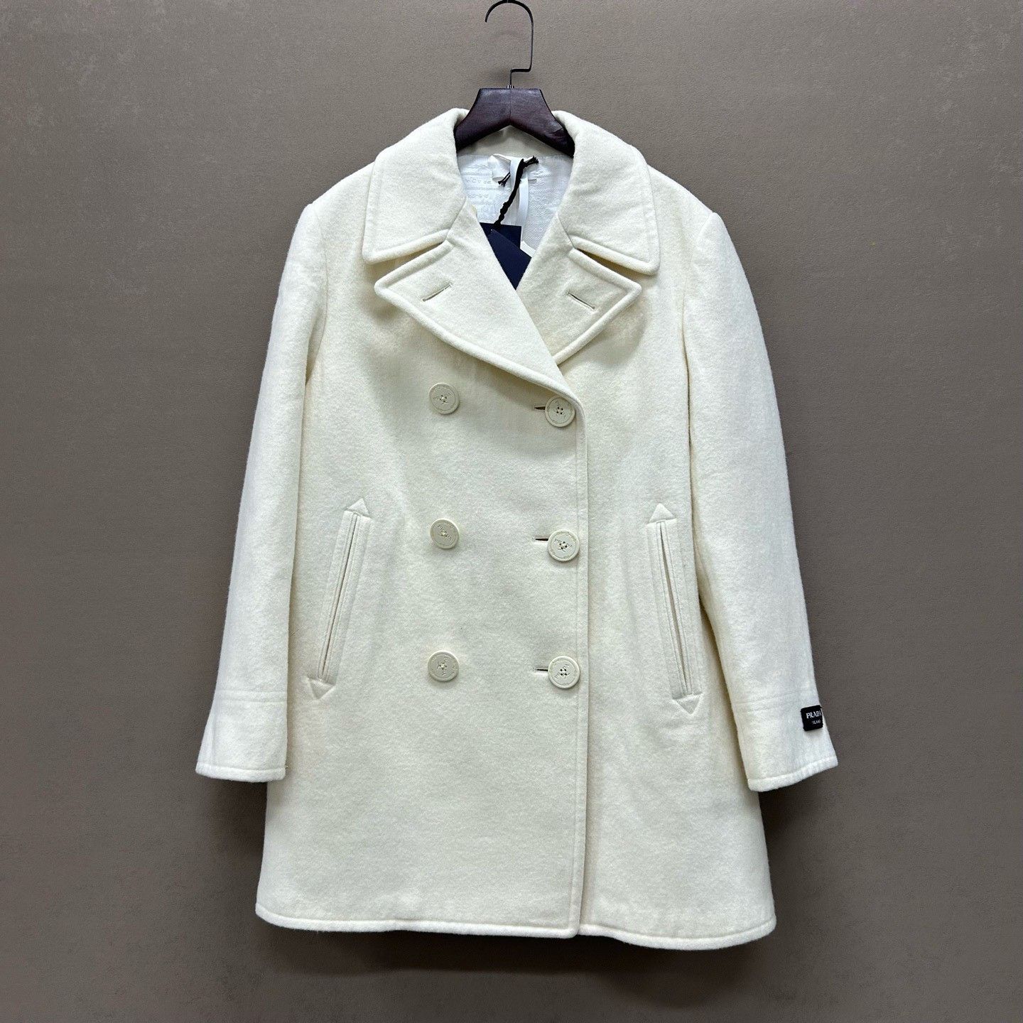 Prada Prada Wool Peacoat Size IT 40 Size S / US 4 / IT 40 - 2 Thumbnail