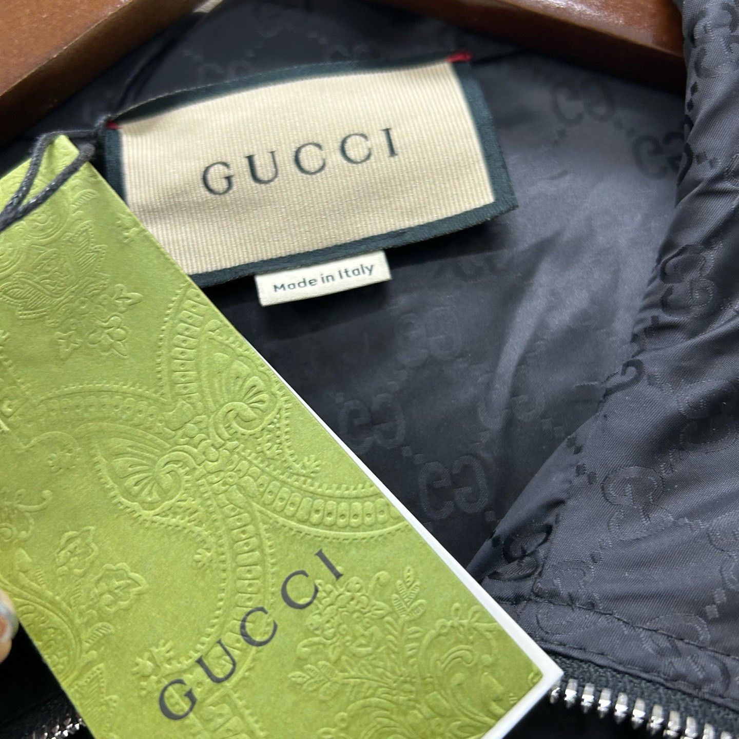 Gucci Gucci Black Logo Hooded Jacket Size 36 Size XS / US 0-2 / IT 36-38 - 4 Thumbnail