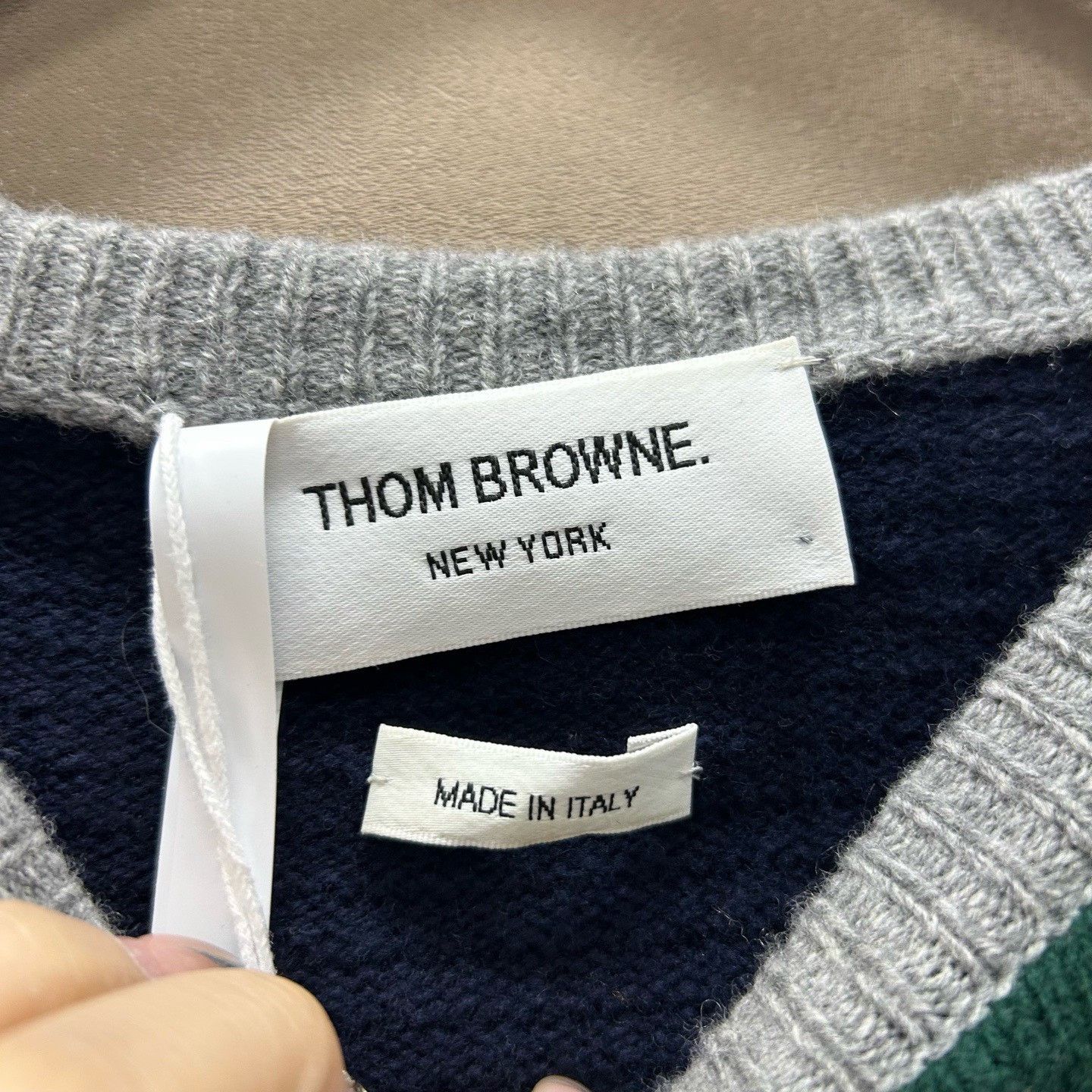 Thom Browne Thom Browne Striped Wool Sweater Size XL Size US XL / EU 56 / 4 - 4 Thumbnail
