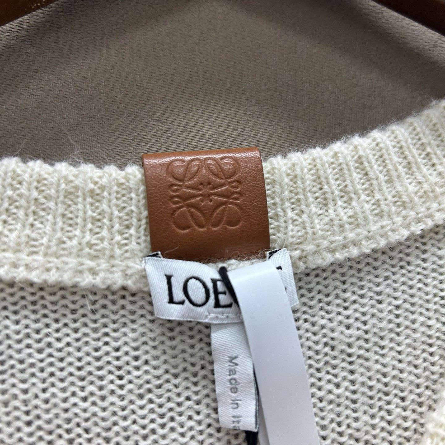 Loewe Loewe Logo Patch Alpaca Blend Sweater Size XS Size US XS / EU 42 / 0 - 4 Thumbnail