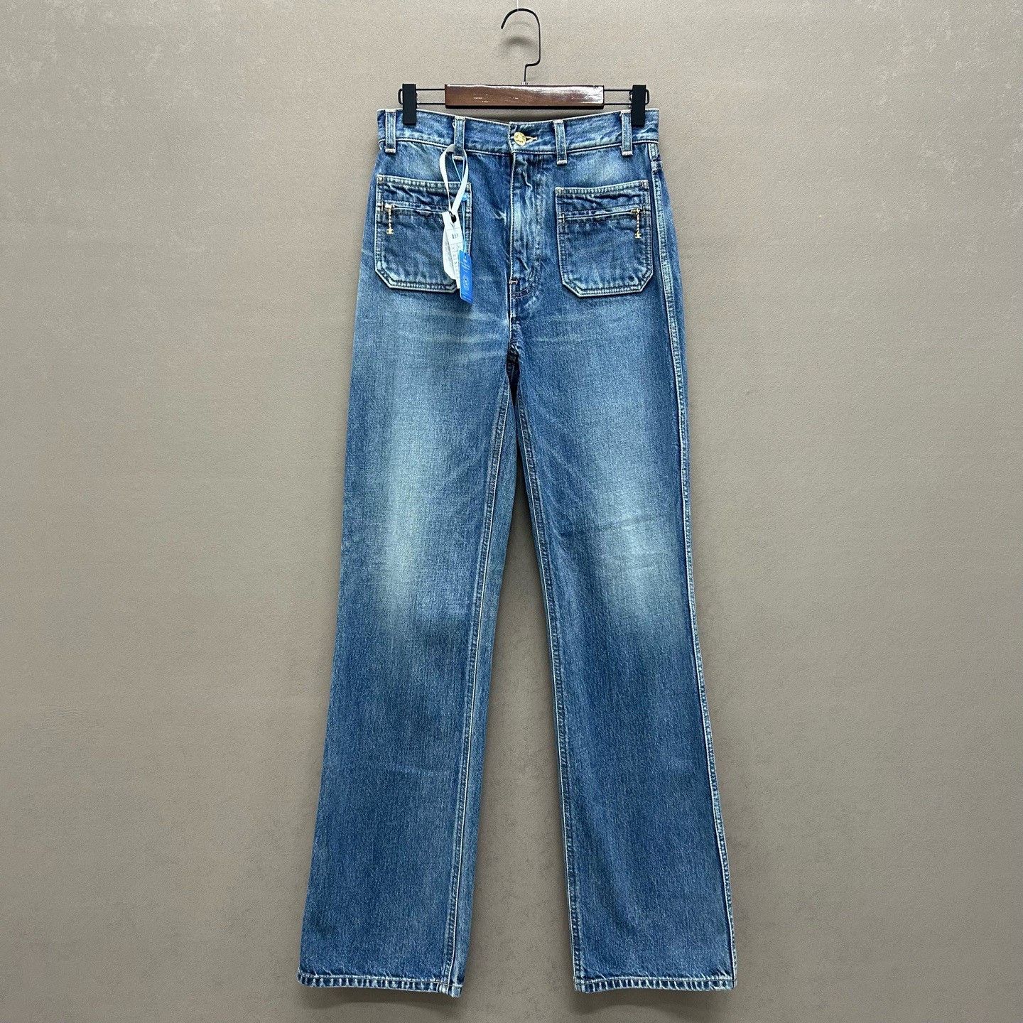 Celine Celine Triomphe Chain Jeans Size 28 Size 28" / US 6 / IT 42 - 2 Thumbnail